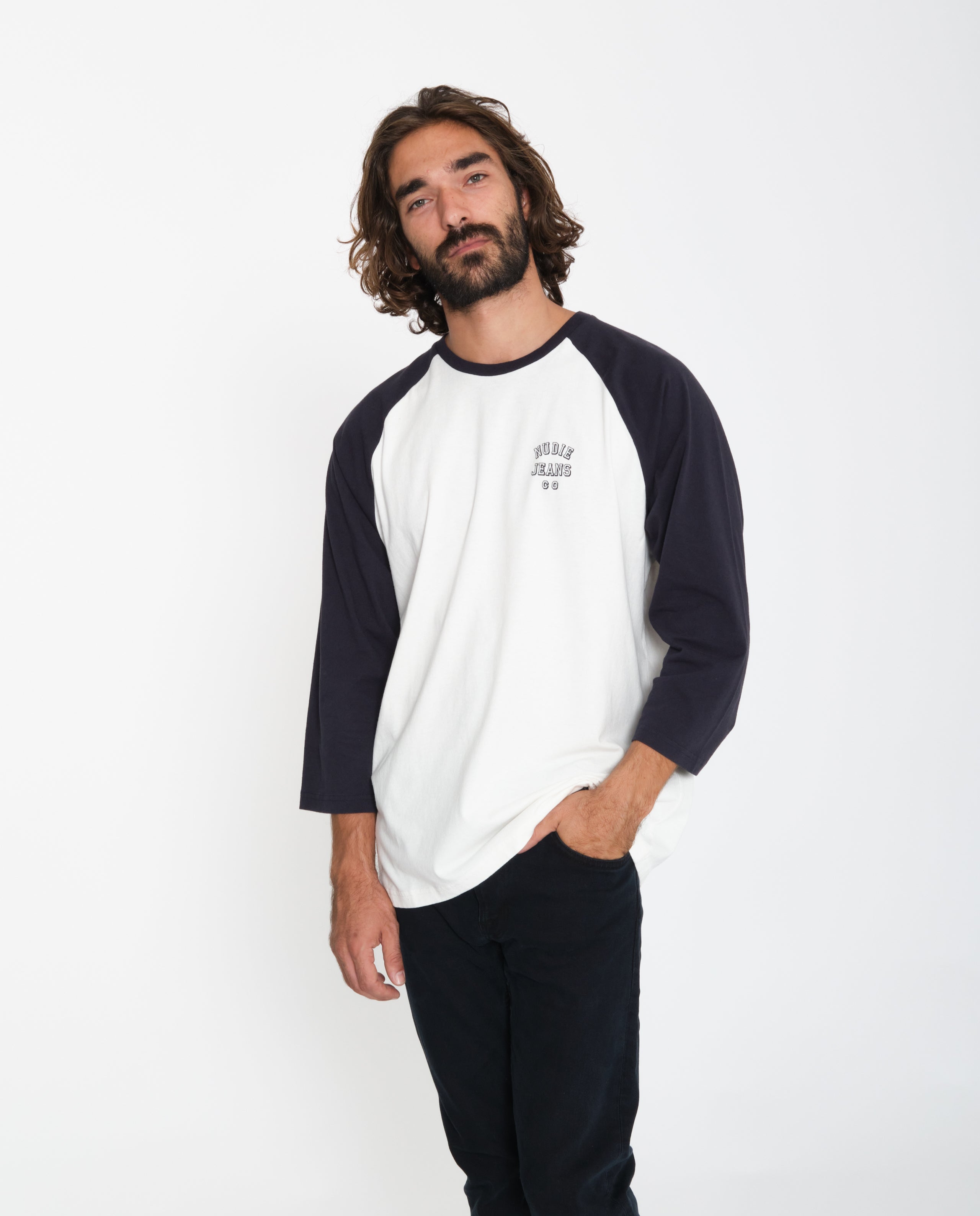 T-Shirt baseball en coton bio