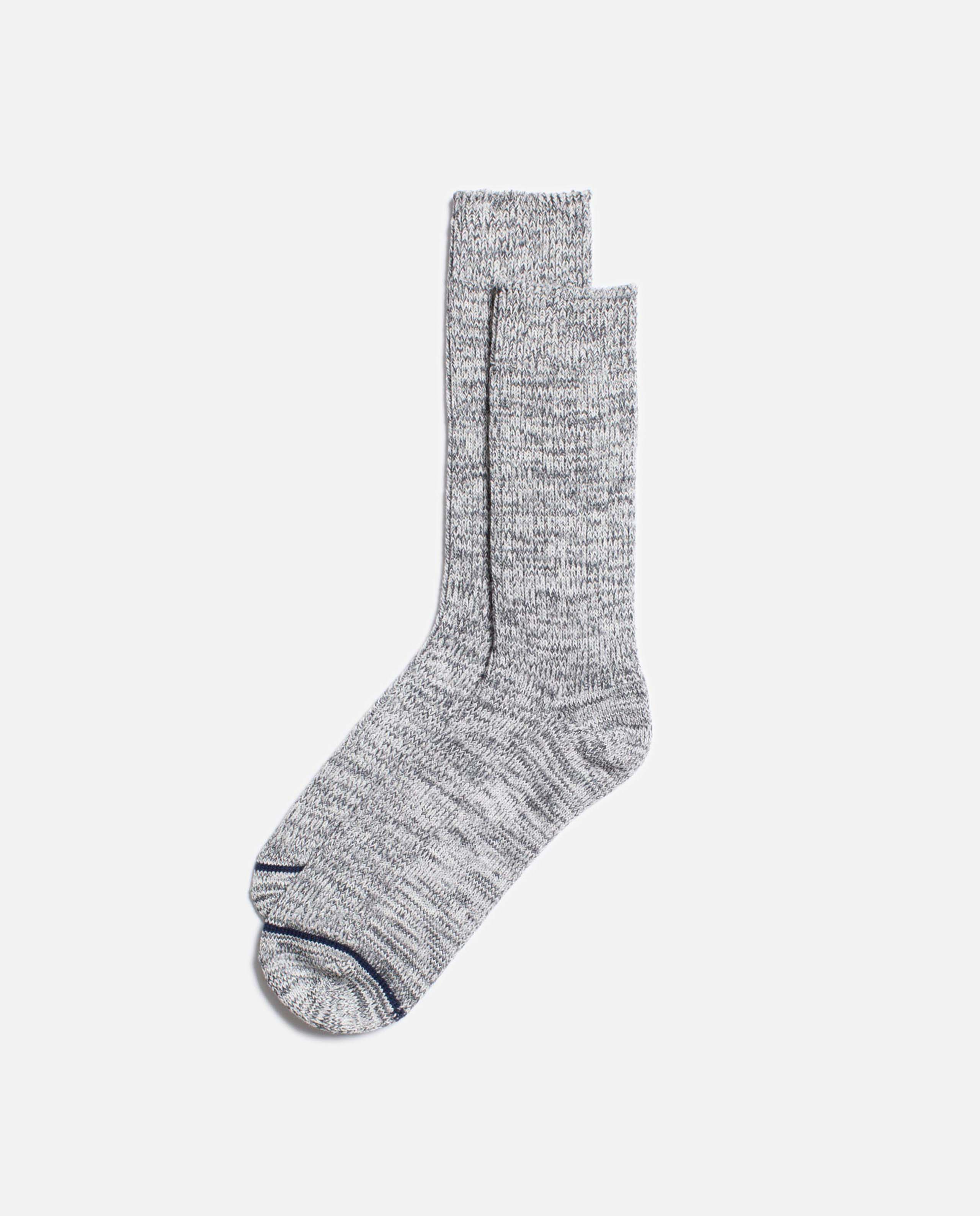 Marché Commun chaussettes recyclées gris mélangé nudie jeans