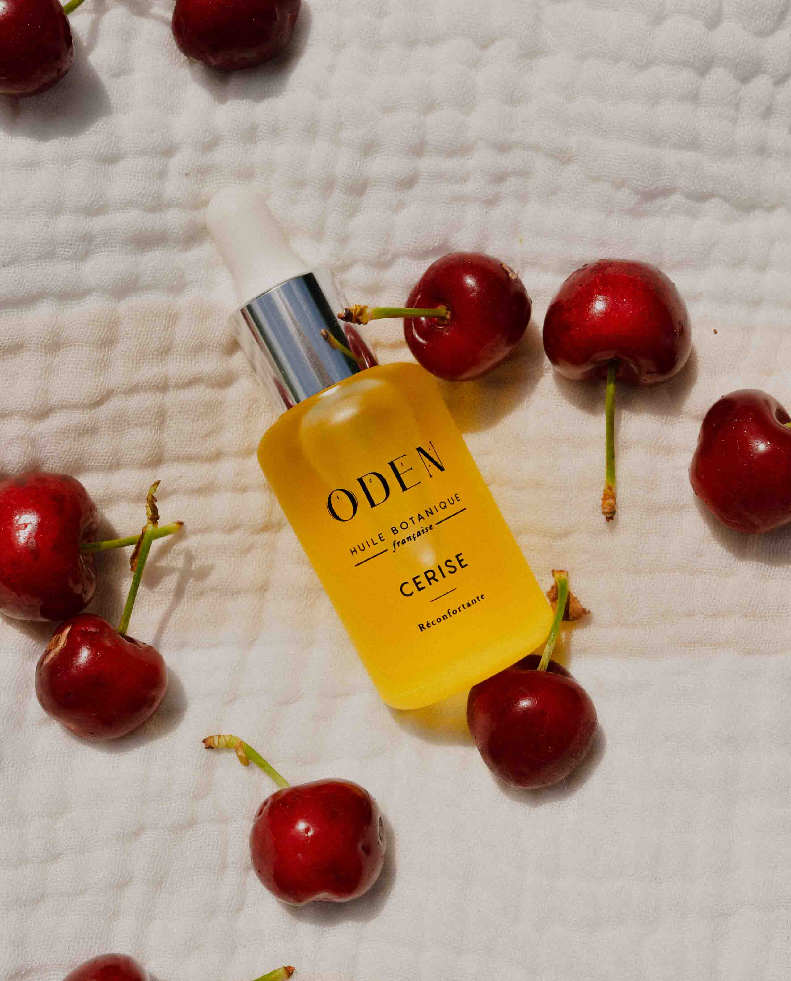 Huile botanique visage de cerise française