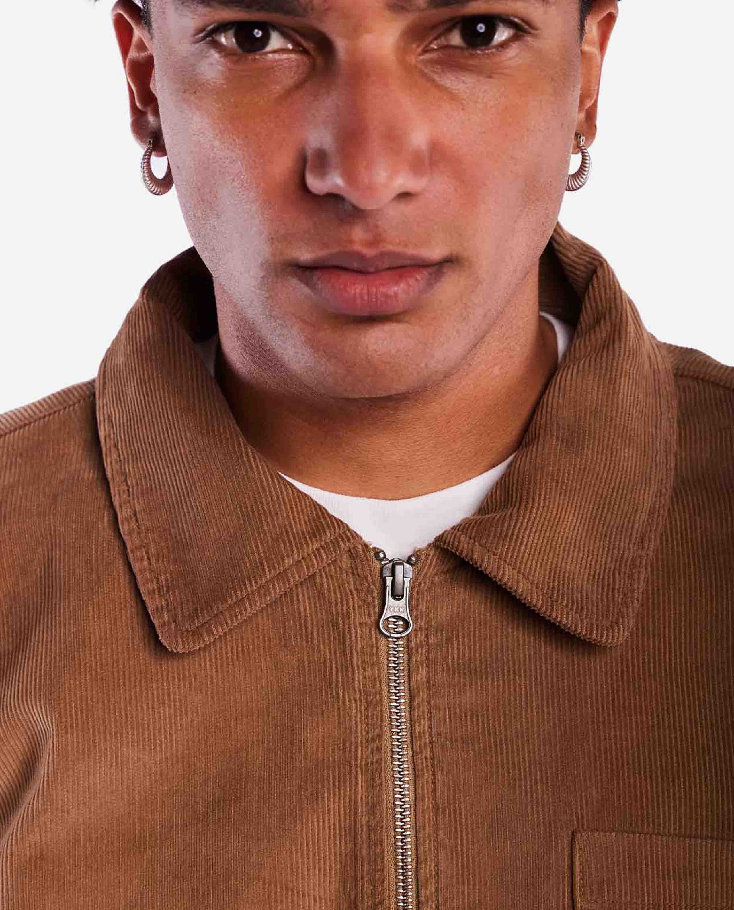 marché commun veste en velours côtelé bio taupe olow