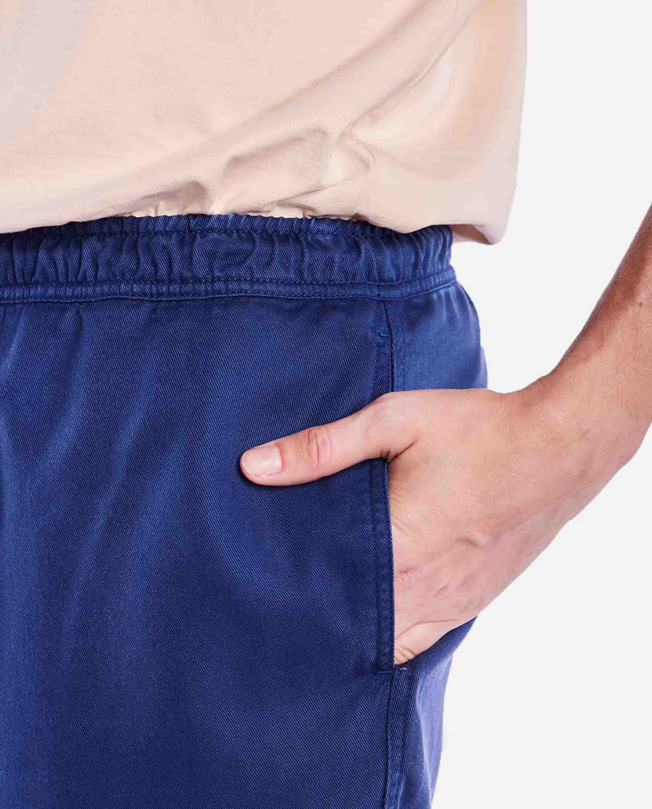 marché commun short en tencel bleu outremer olow