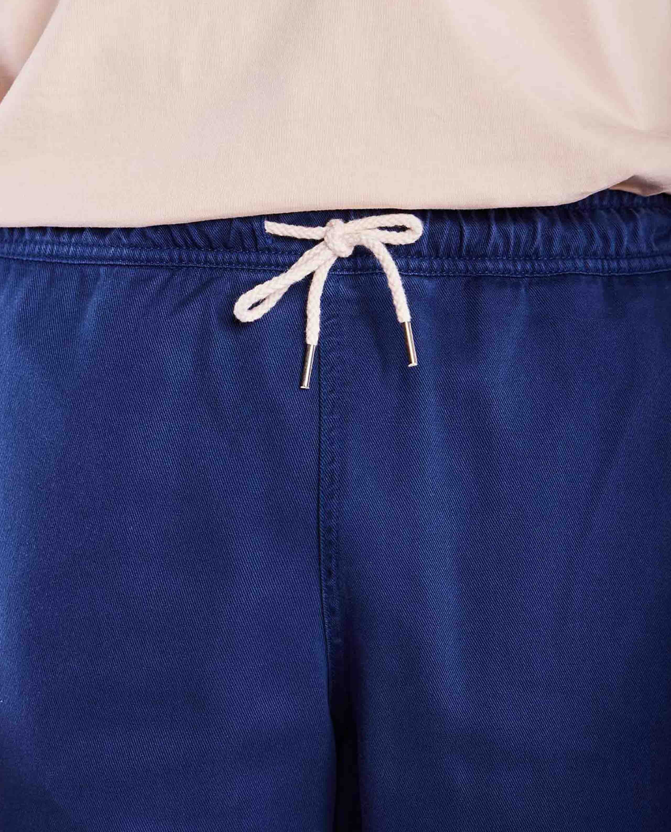 marché commun short en tencel bleu outremer olow