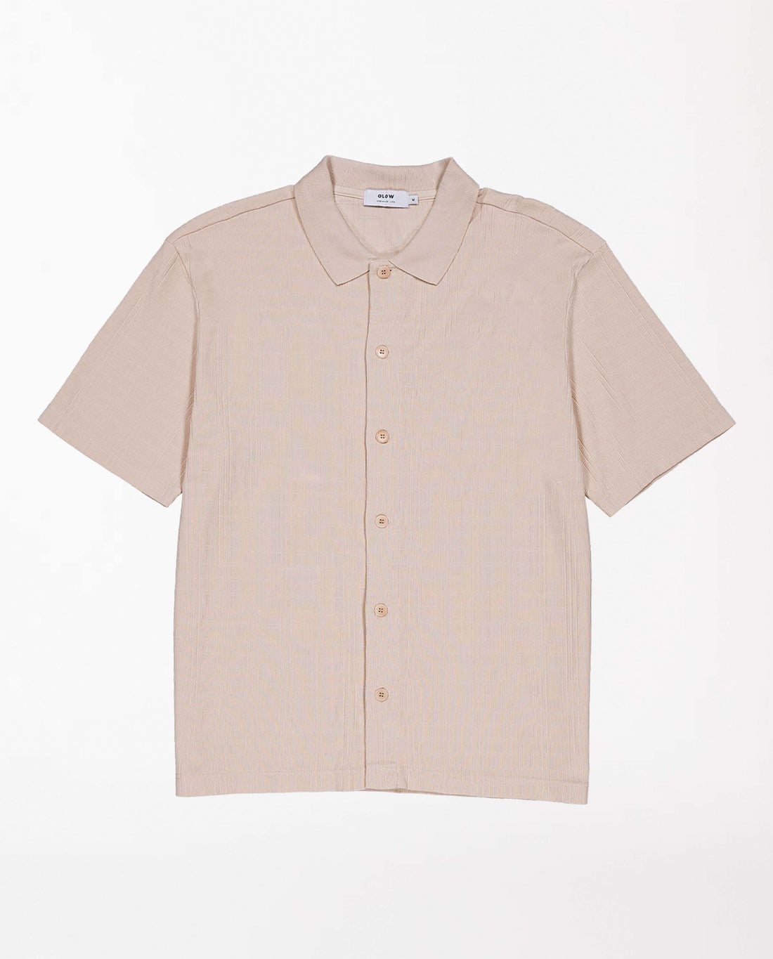 marché commun polo en coton bio cotele beige olow