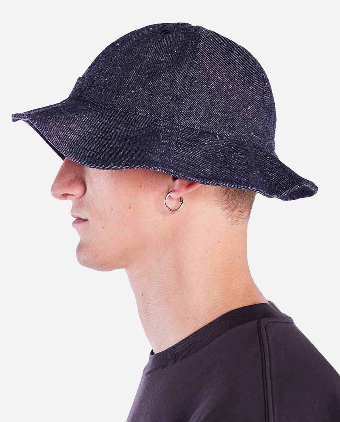 marché commun bob brodé en denim cotele bio olow