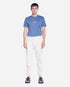 Marché Commun Pantalon droit en coton bio écru olow