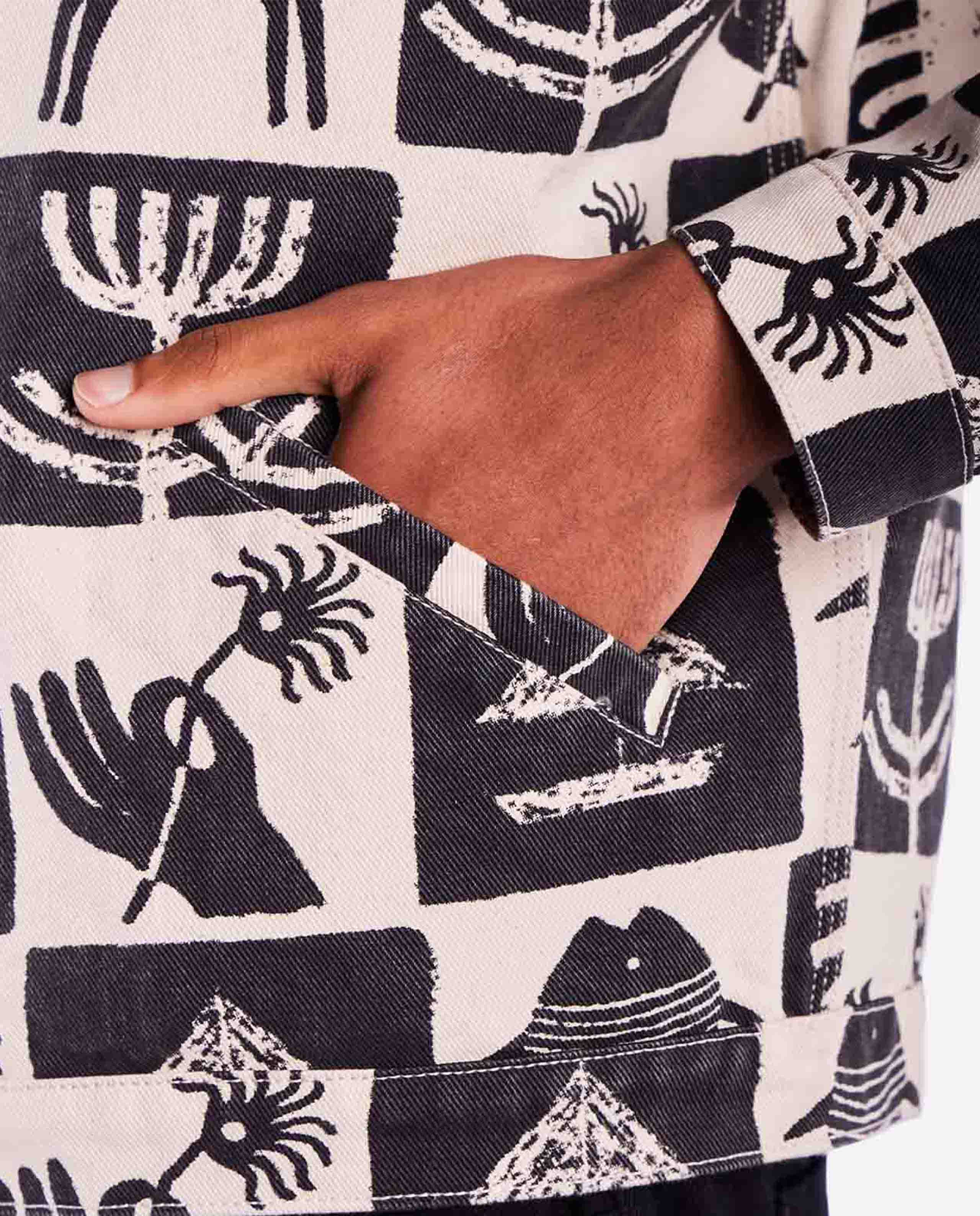 marché commun veste en coton bio bicolore olow