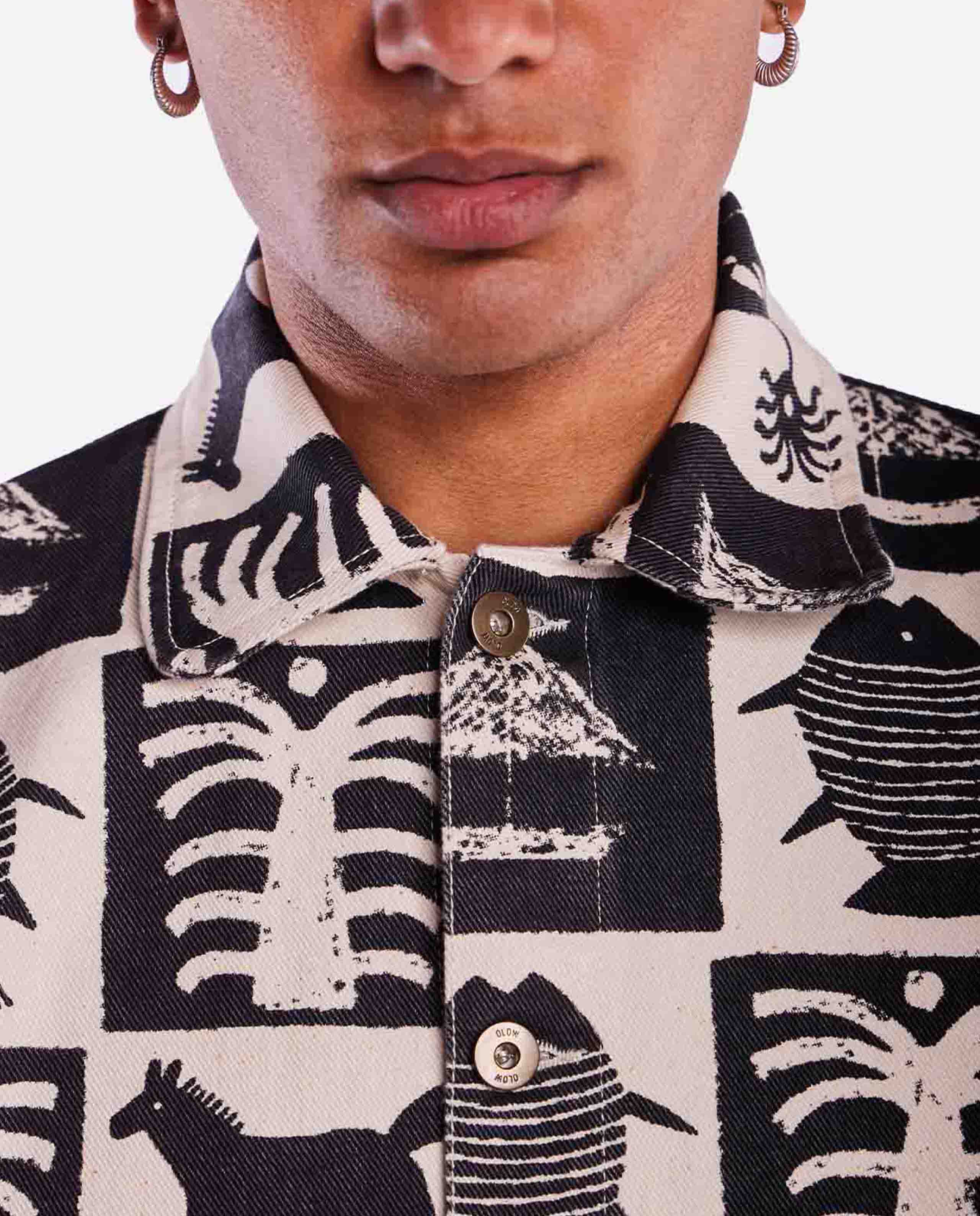 marché commun veste en coton bio bicolore olow