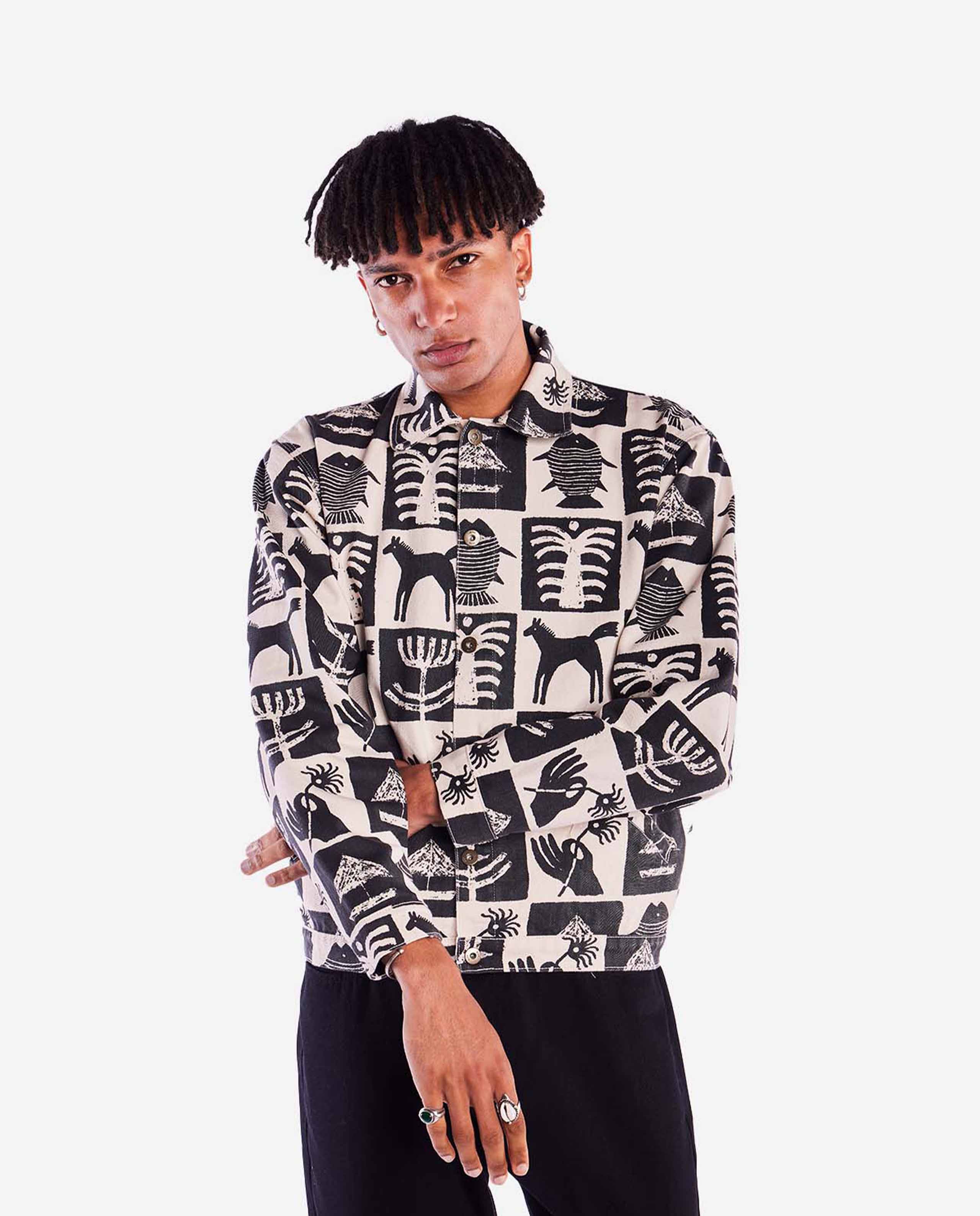 marché commun veste en coton bio bicolore olow