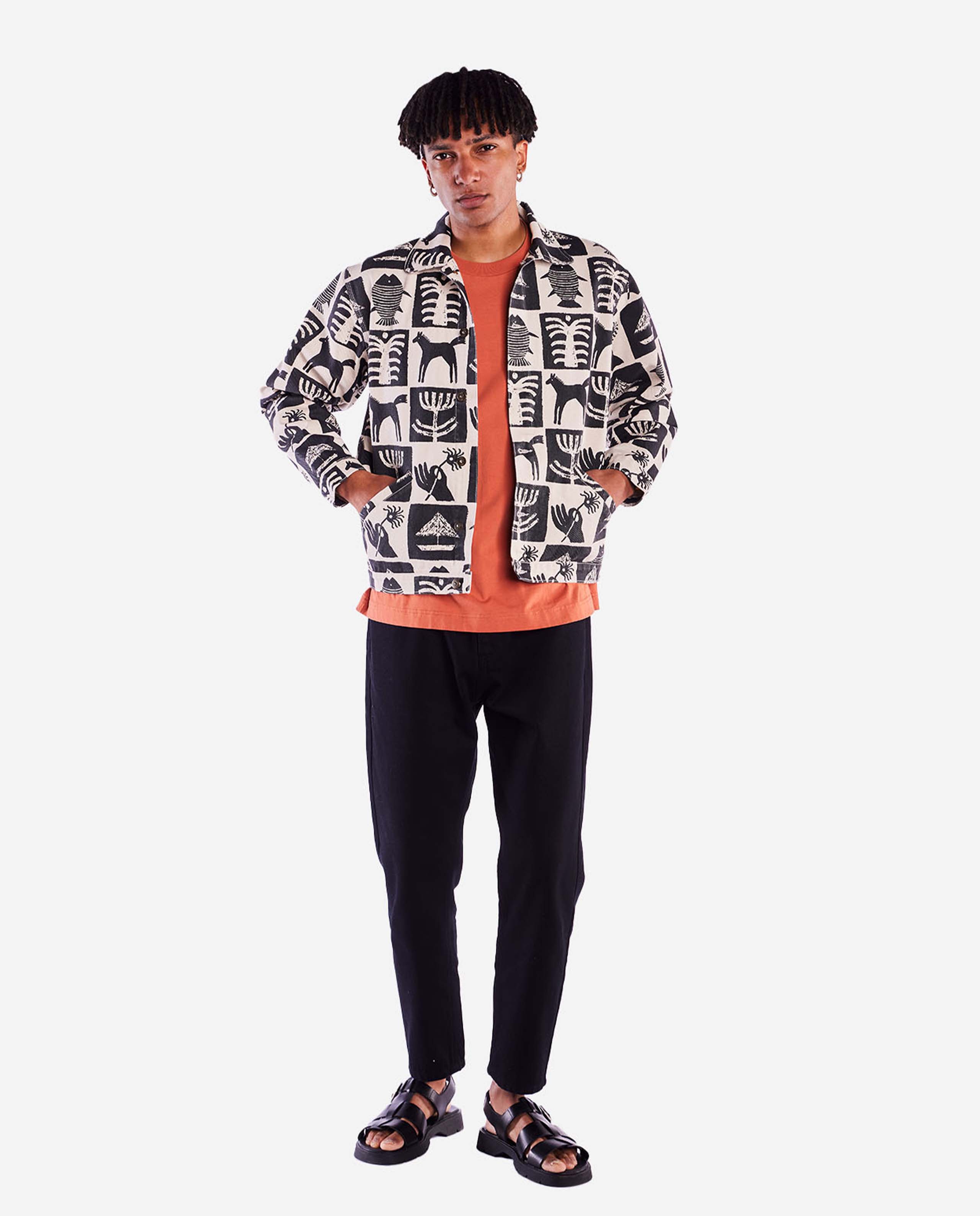 marché commun veste en coton bio bicolore olow