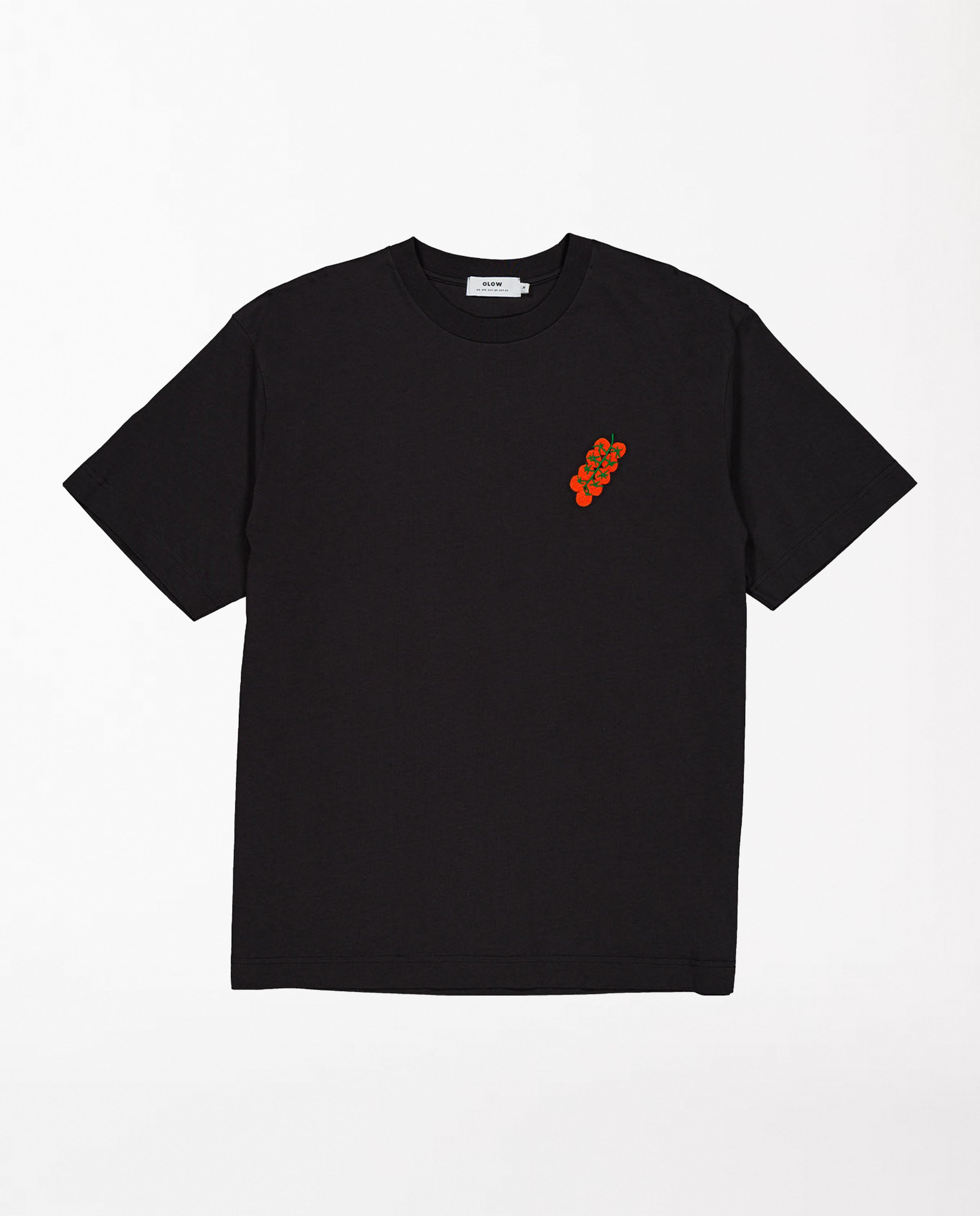 marché commun tshirt imprimé en coton bio noir olow