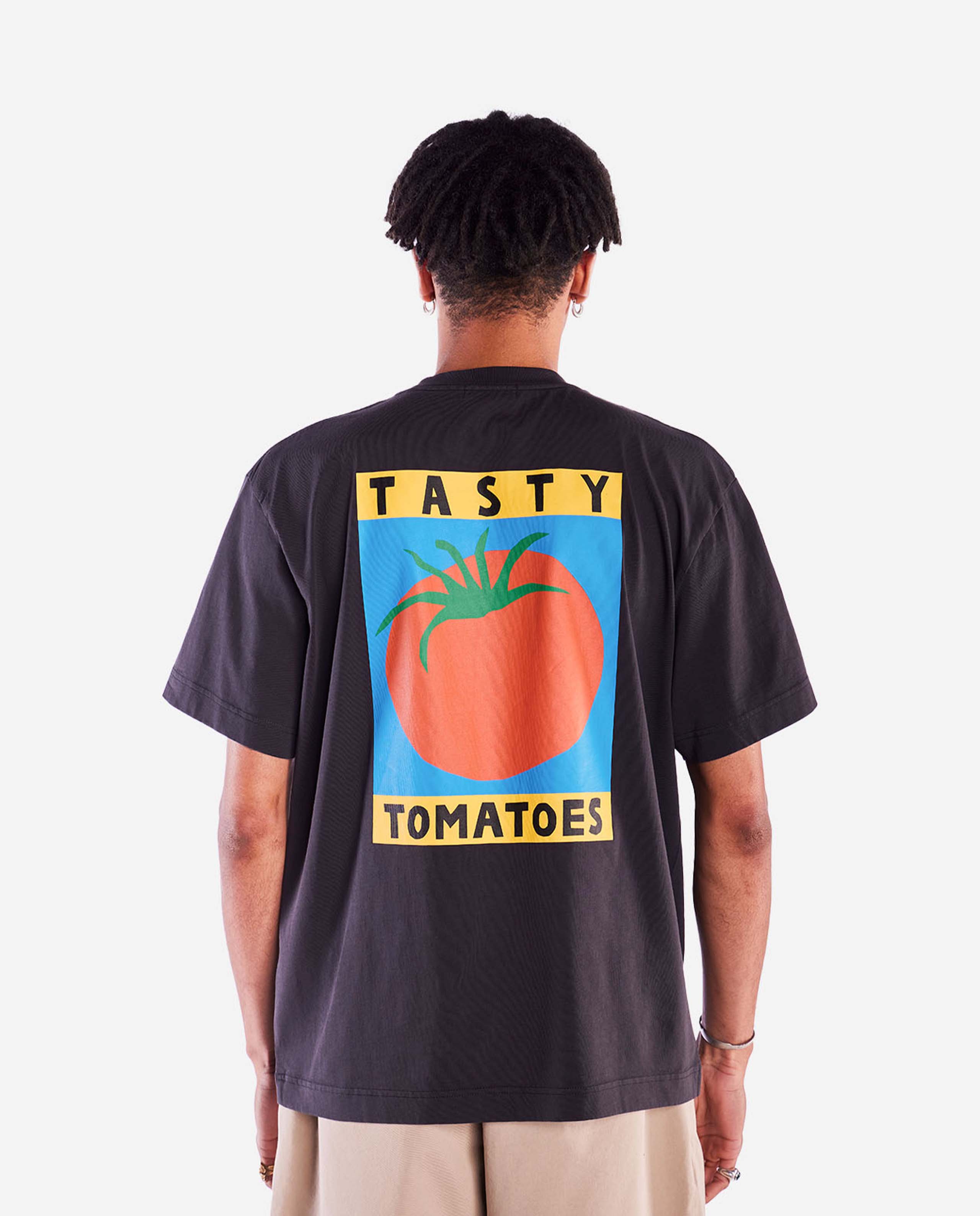 marché commun tshirt imprimé en coton bio noir olow