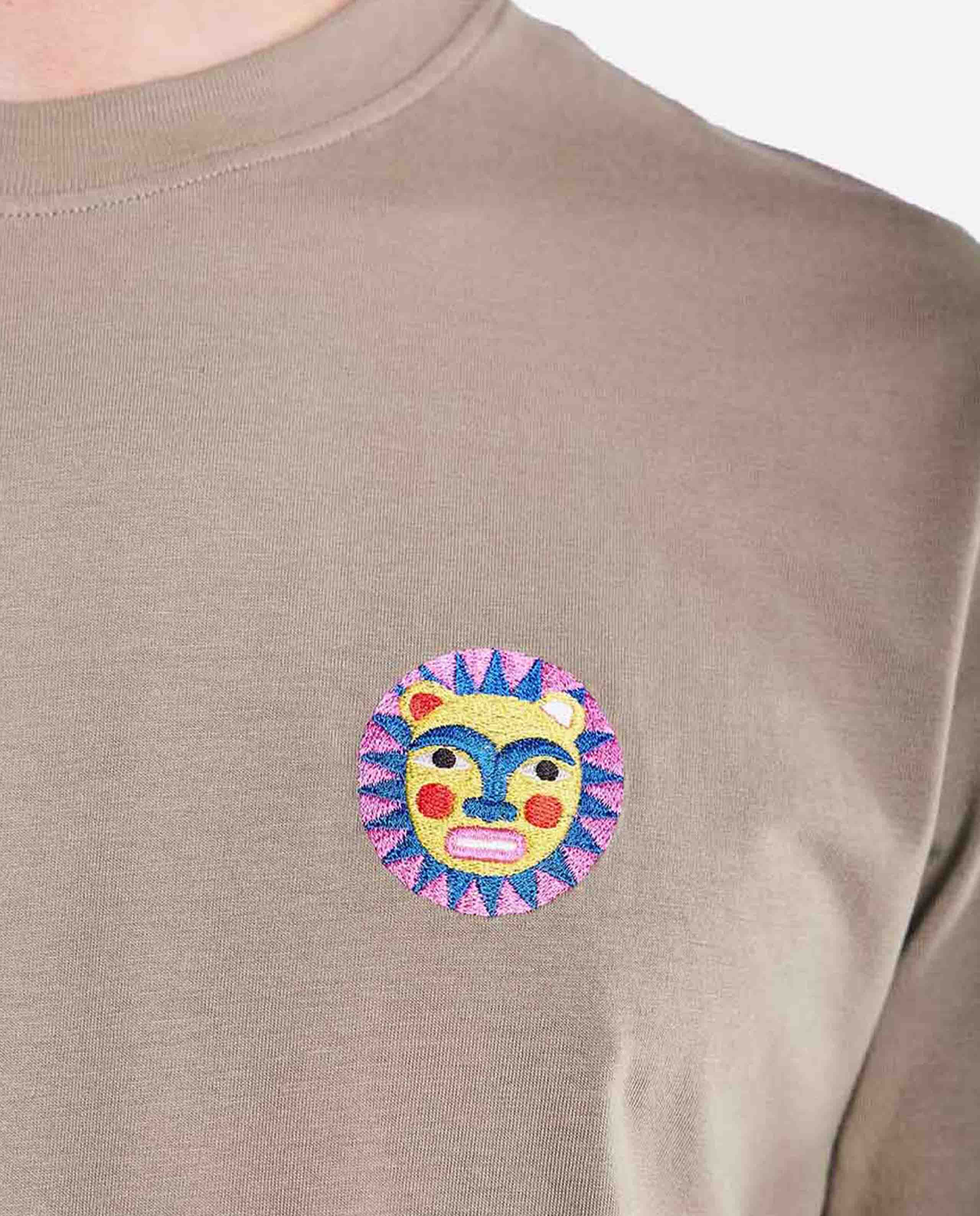 marché commun tshirt imprimé en coton bio argile olow