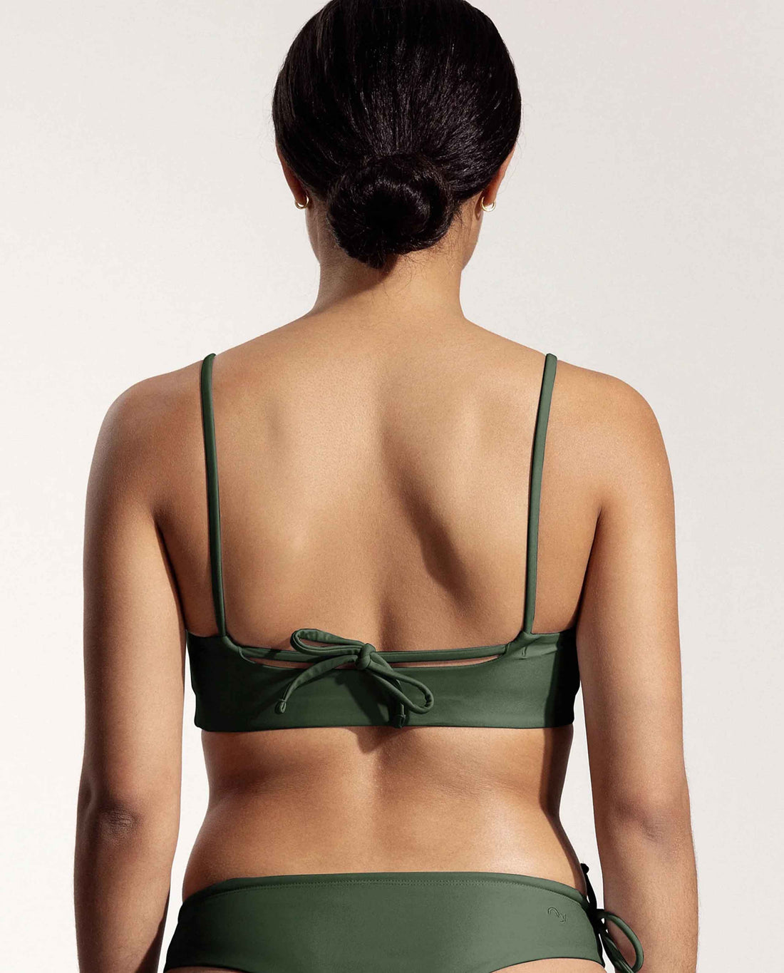 marche commun haut de maillot bandeau bretelles vert fonce oy surf