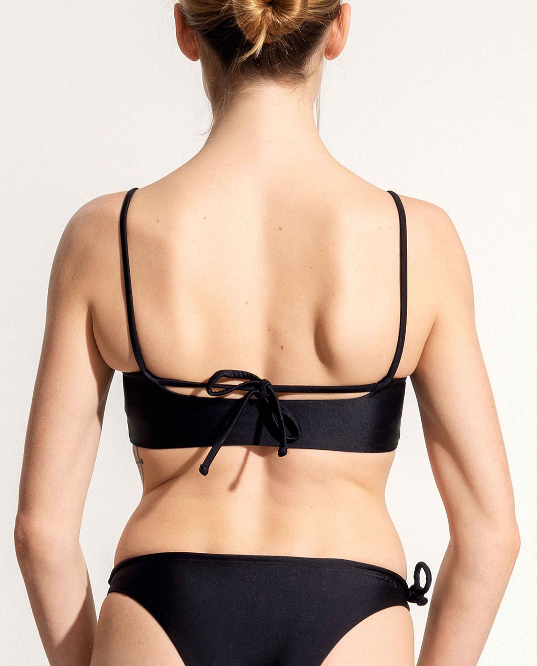 marché commun oy surf haut de maillot bandeau recyclé noir