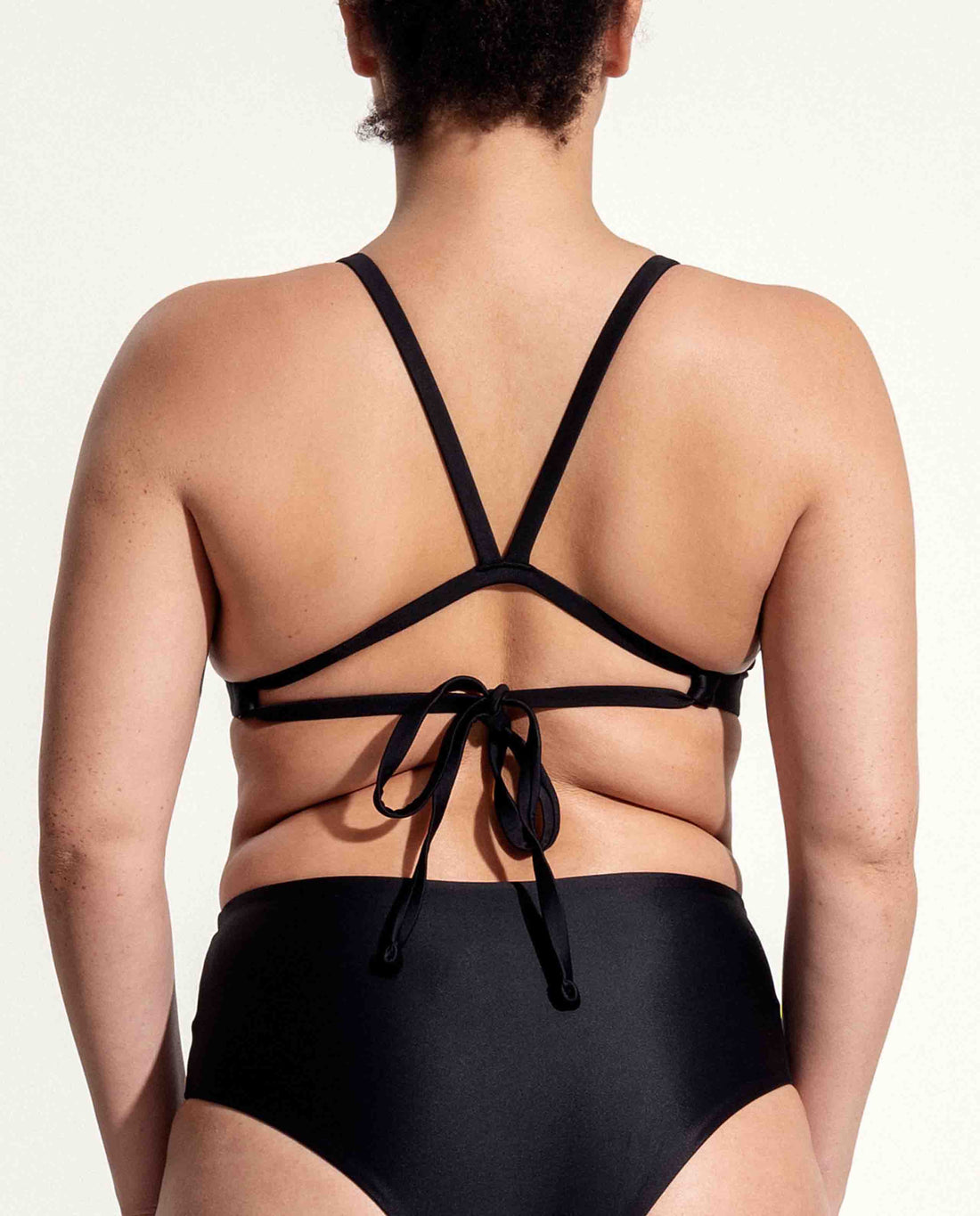 marché commun oy surf haut de maillot bustier recyclé noir