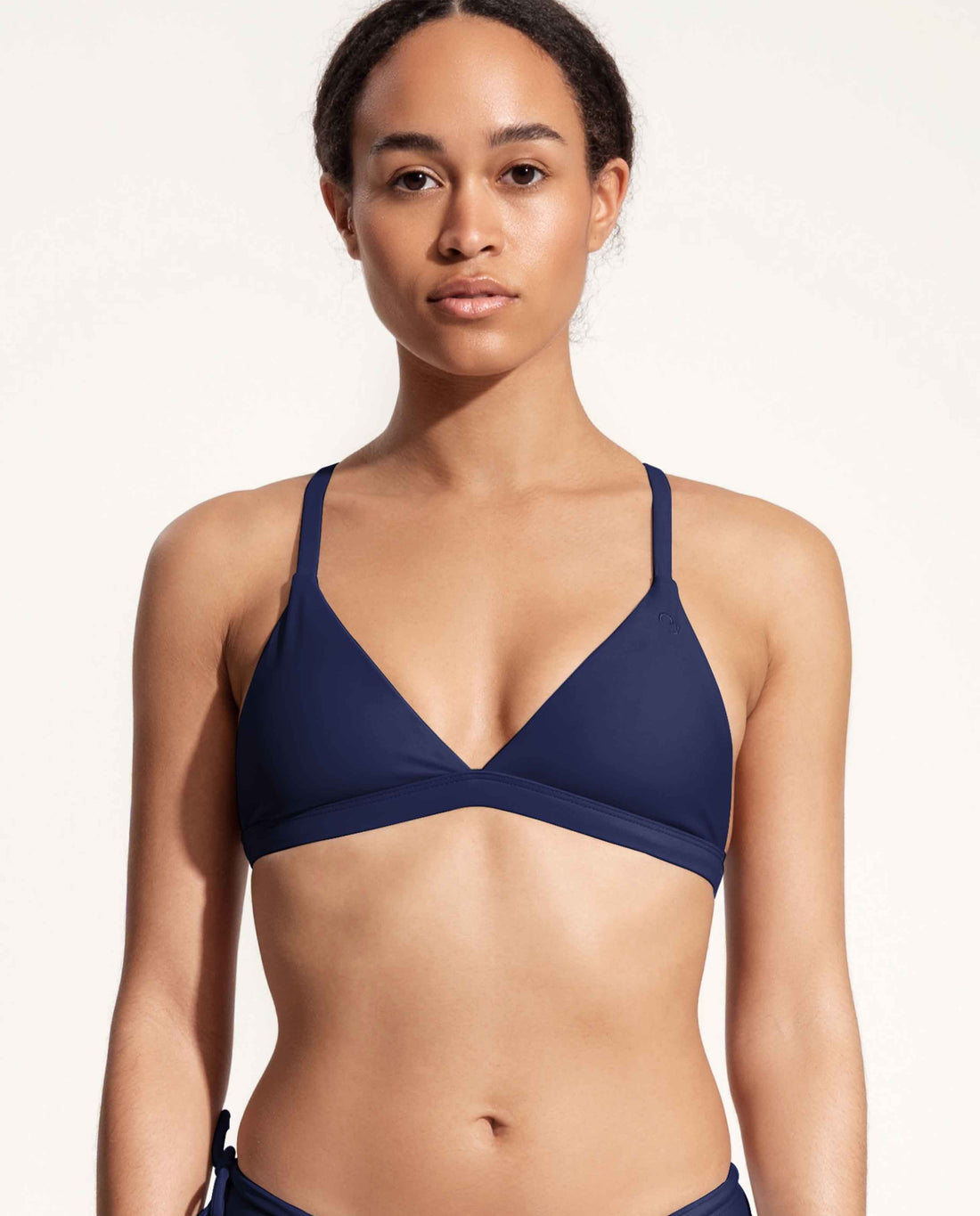 marché commun oy surf maillot de bain femme recyclé triangle bleu marine