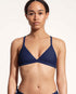marché commun oy surf maillot de bain femme recyclé triangle bleu marine