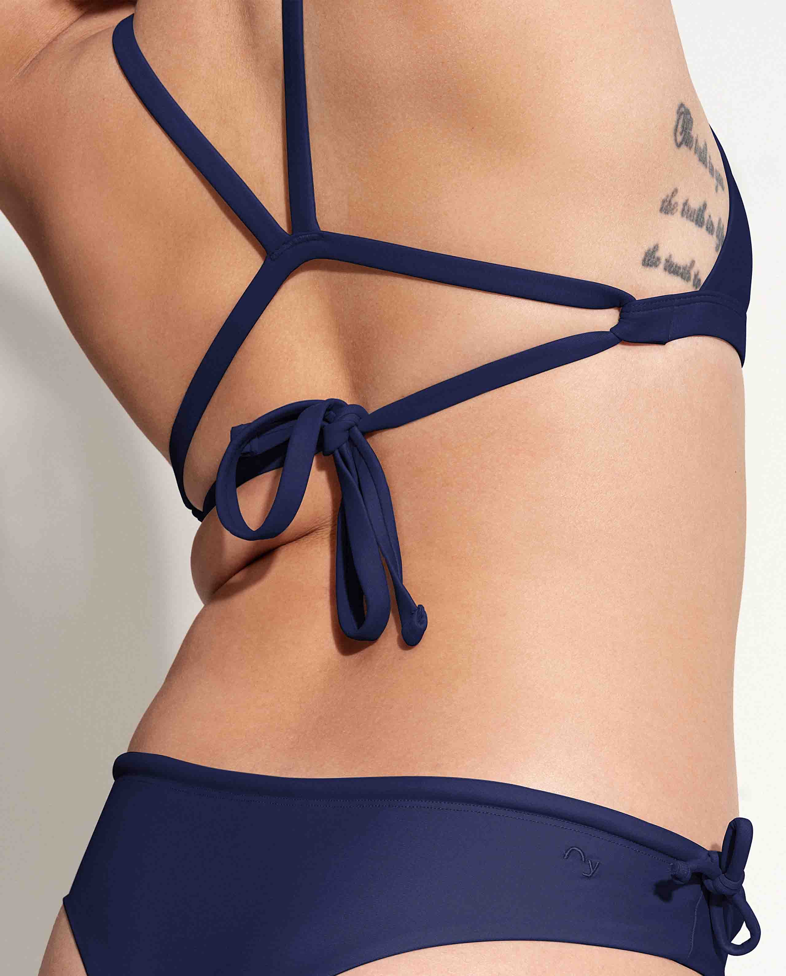 marché commun oy surf maillot de bain femme recyclé triangle bleu marine