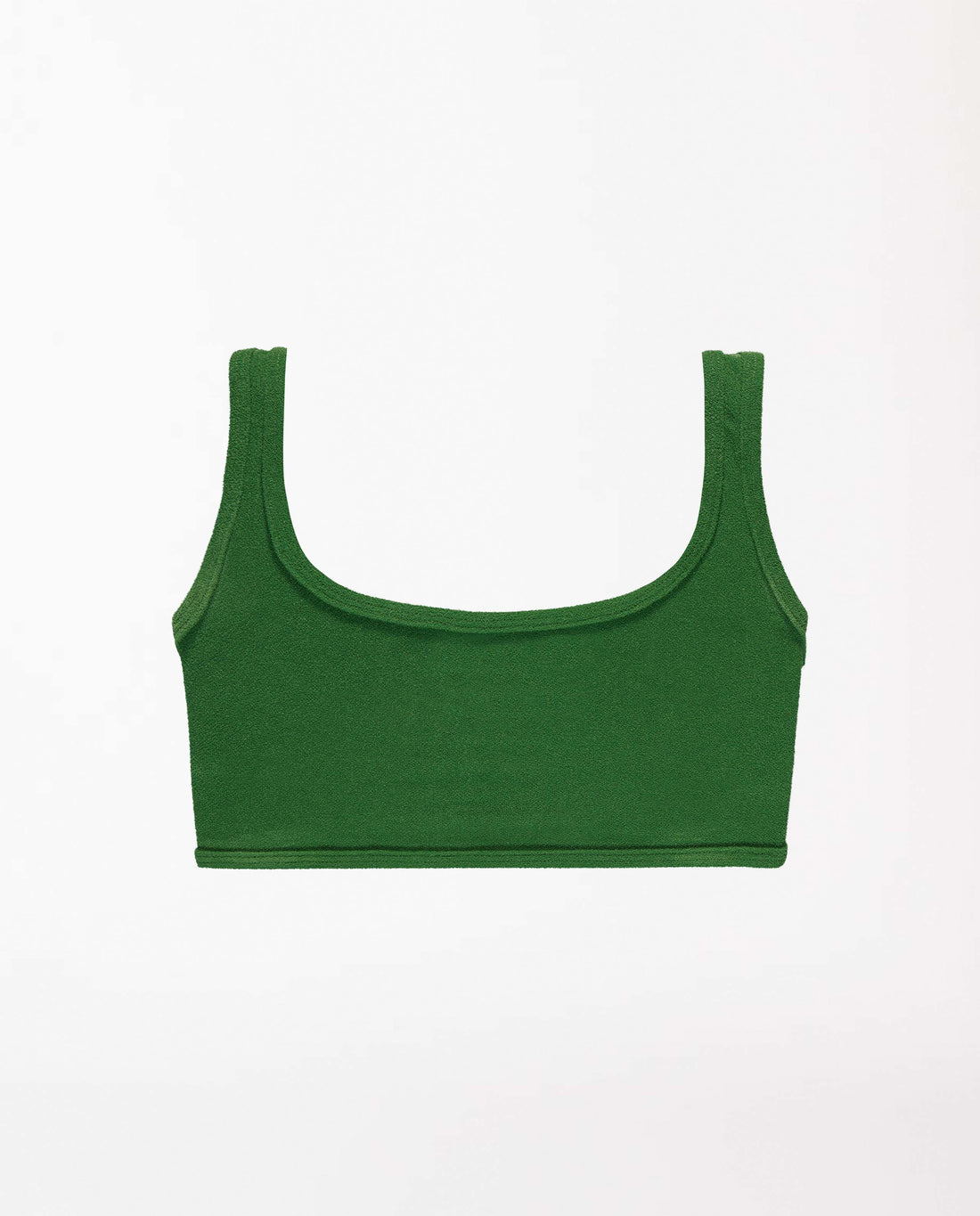 marché commun oy surf haut de maillot de bain femme recyclé en éponge vert