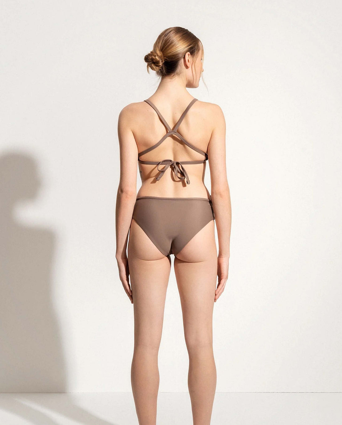 marché commun bas de maillot noué recyclé taupe oy surf