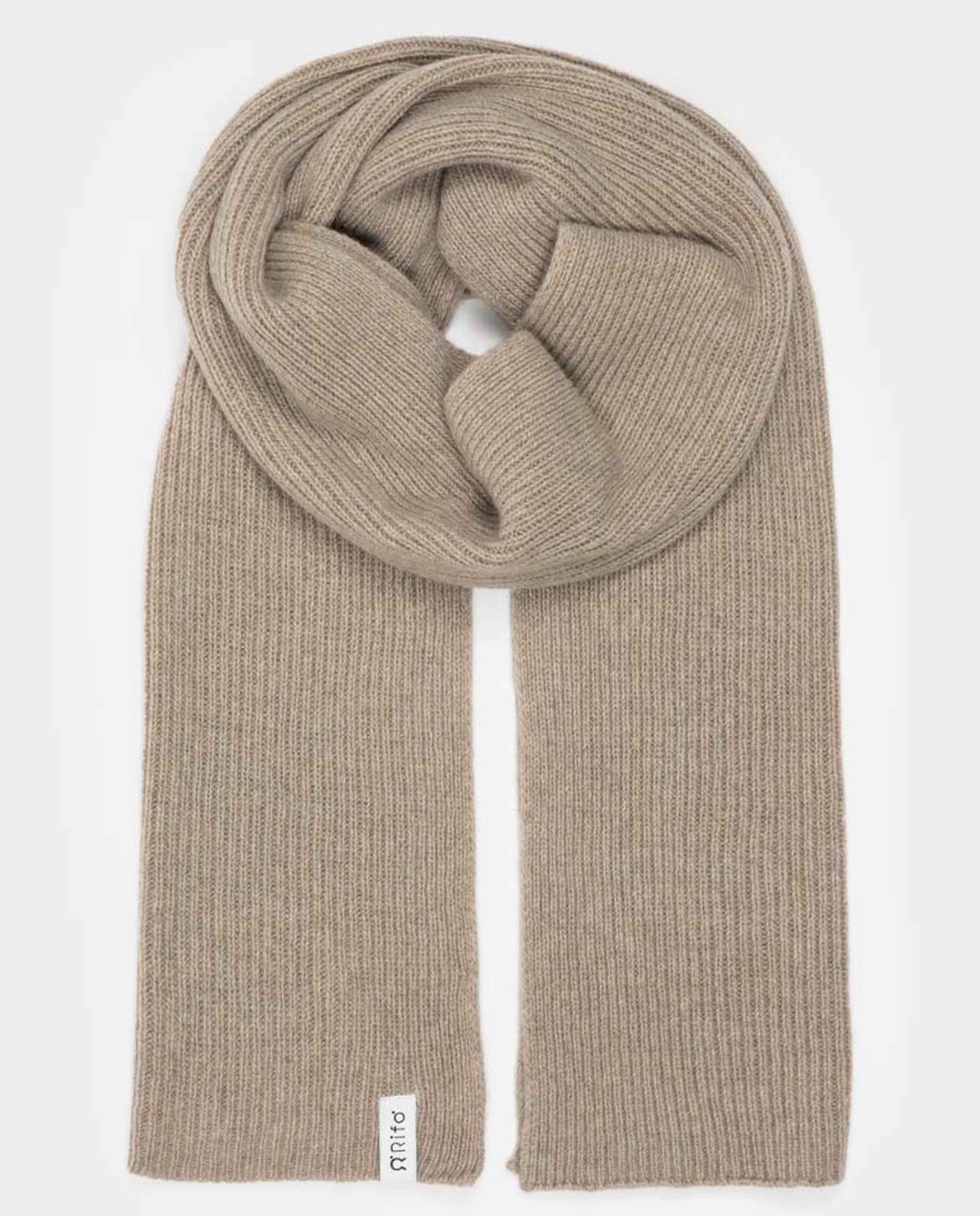 Écharpe en cachemire et laine recyclés