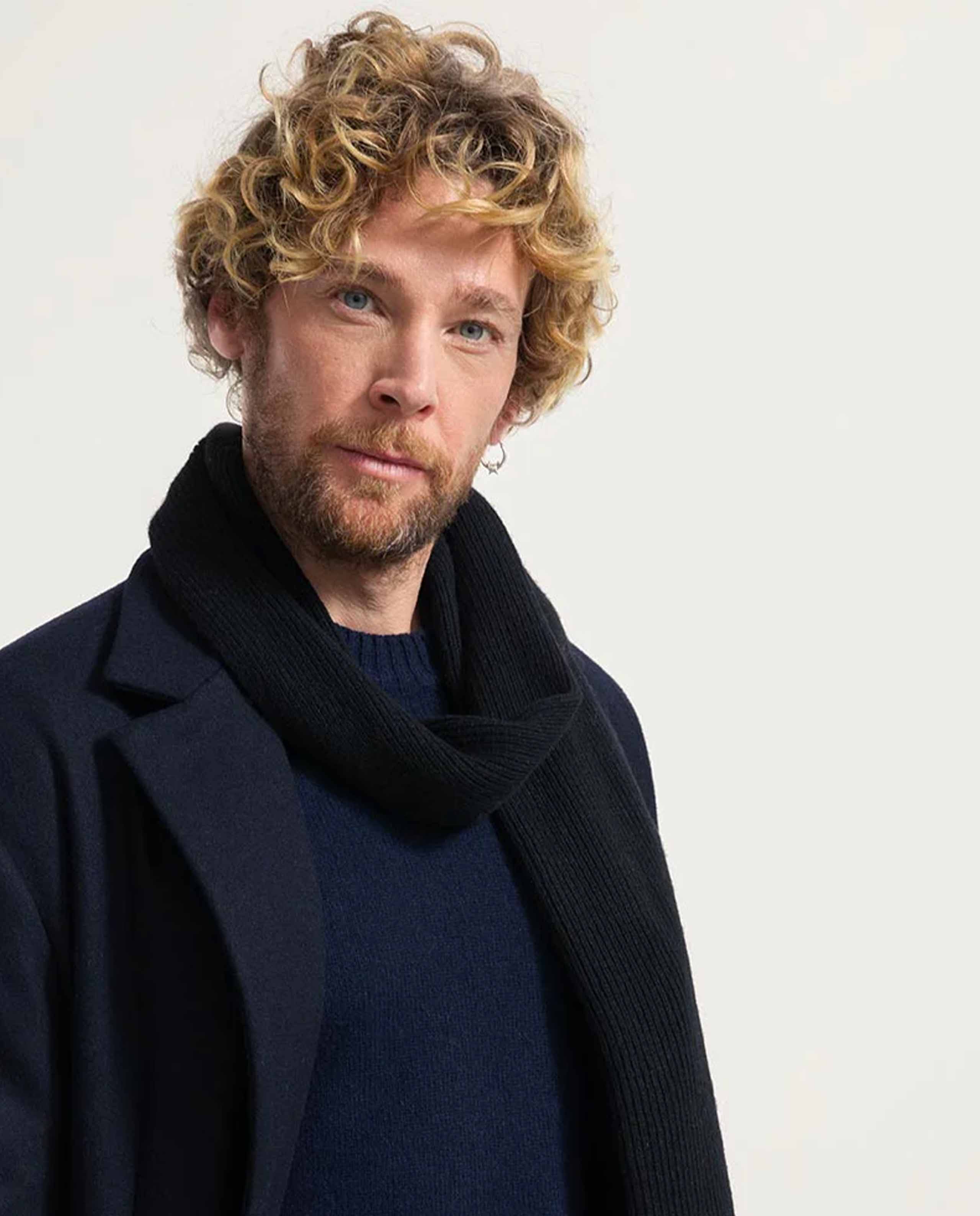 Écharpe en cachemire et laine recyclés