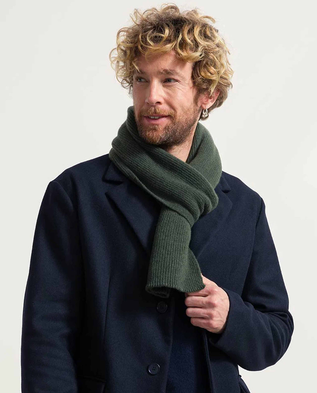 Écharpe en cachemire et laine recyclés