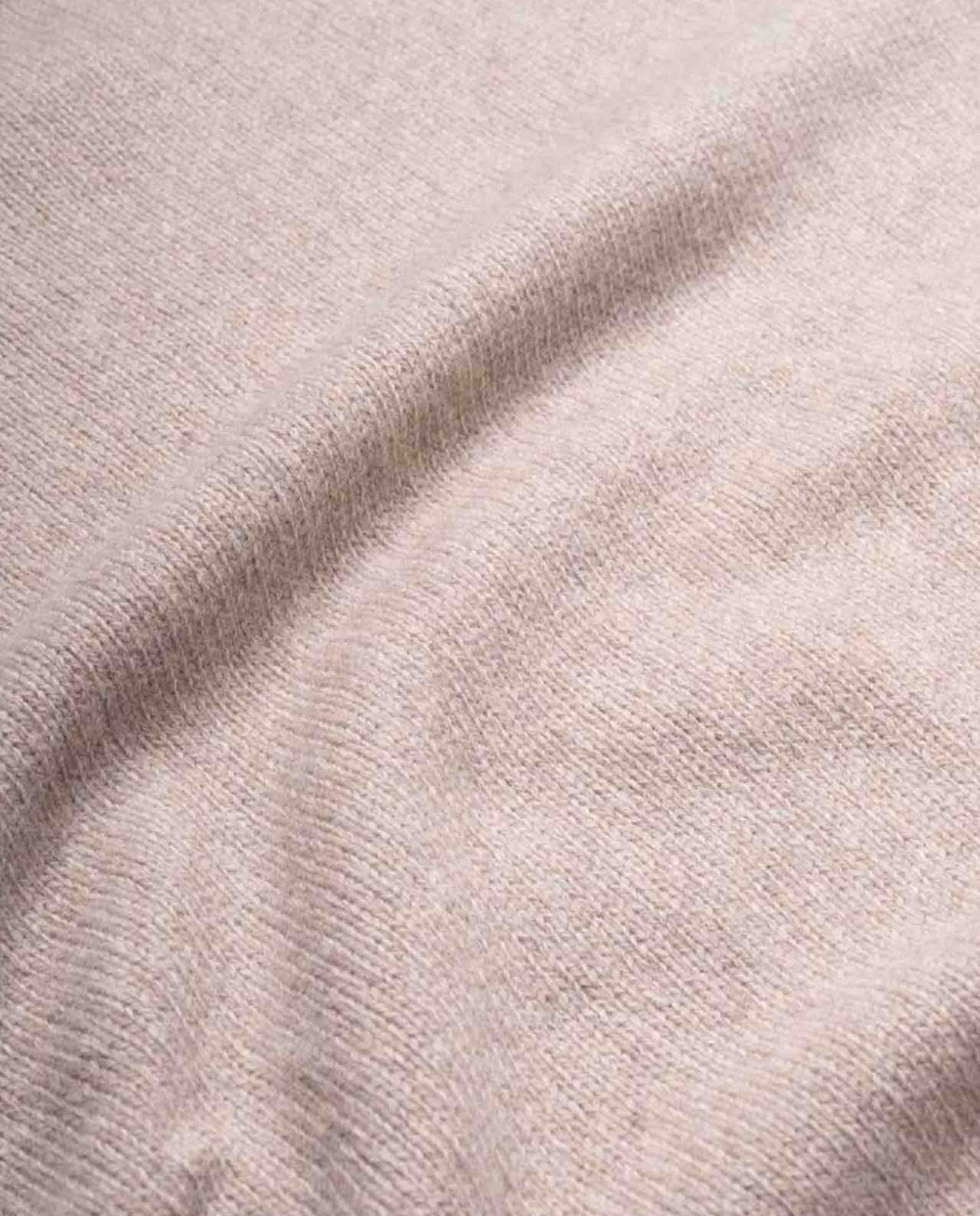 Pull col montant en cachemire et laine recyclés