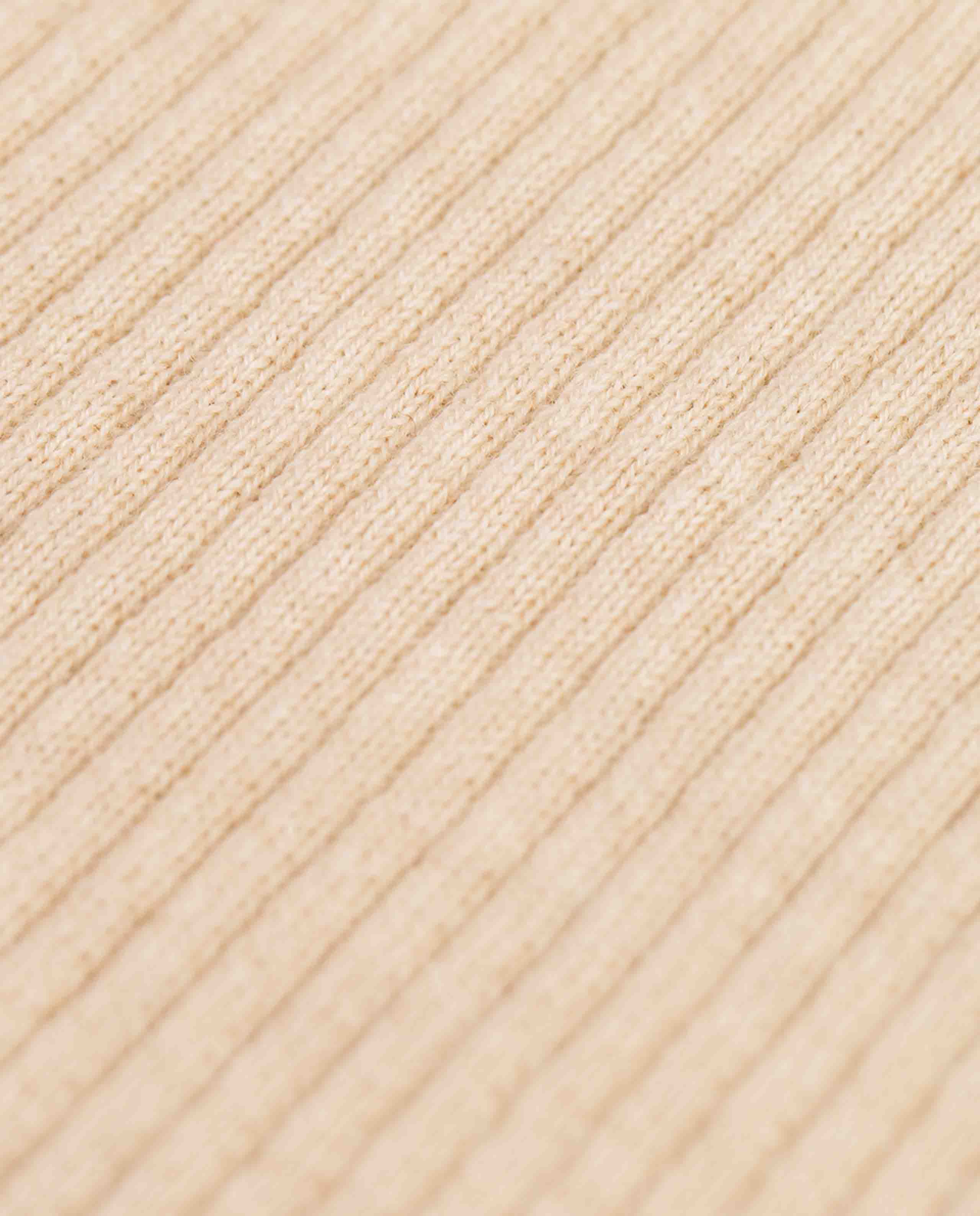 Marché Commun Col roulé sans manches en laine mérinos sable Rotholz