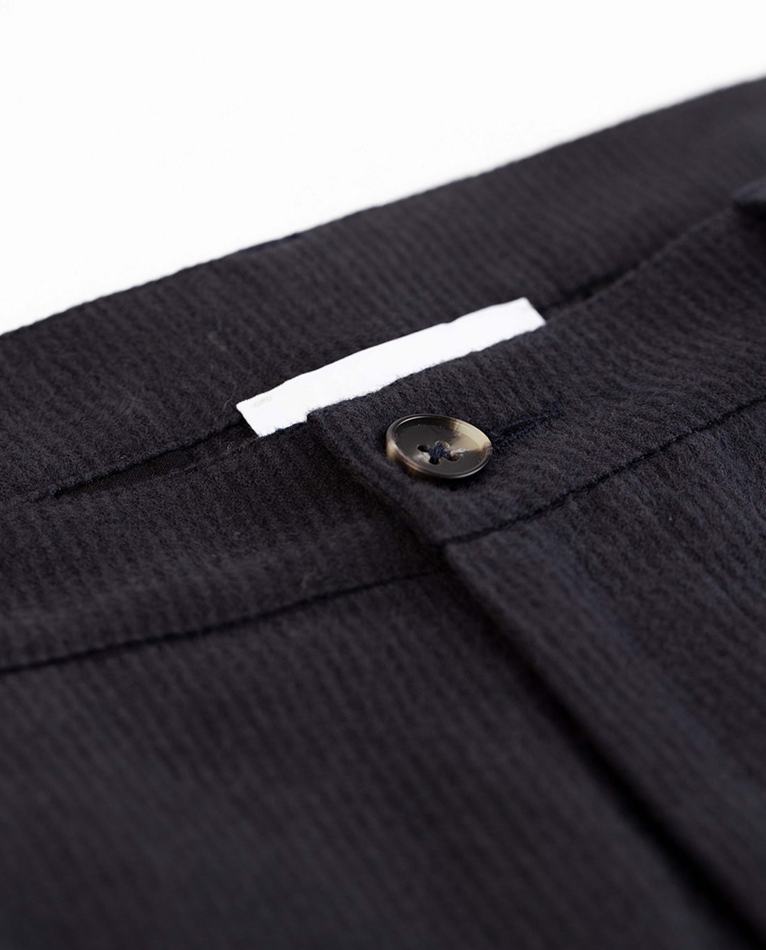 Pantalon droit en flanelle bio