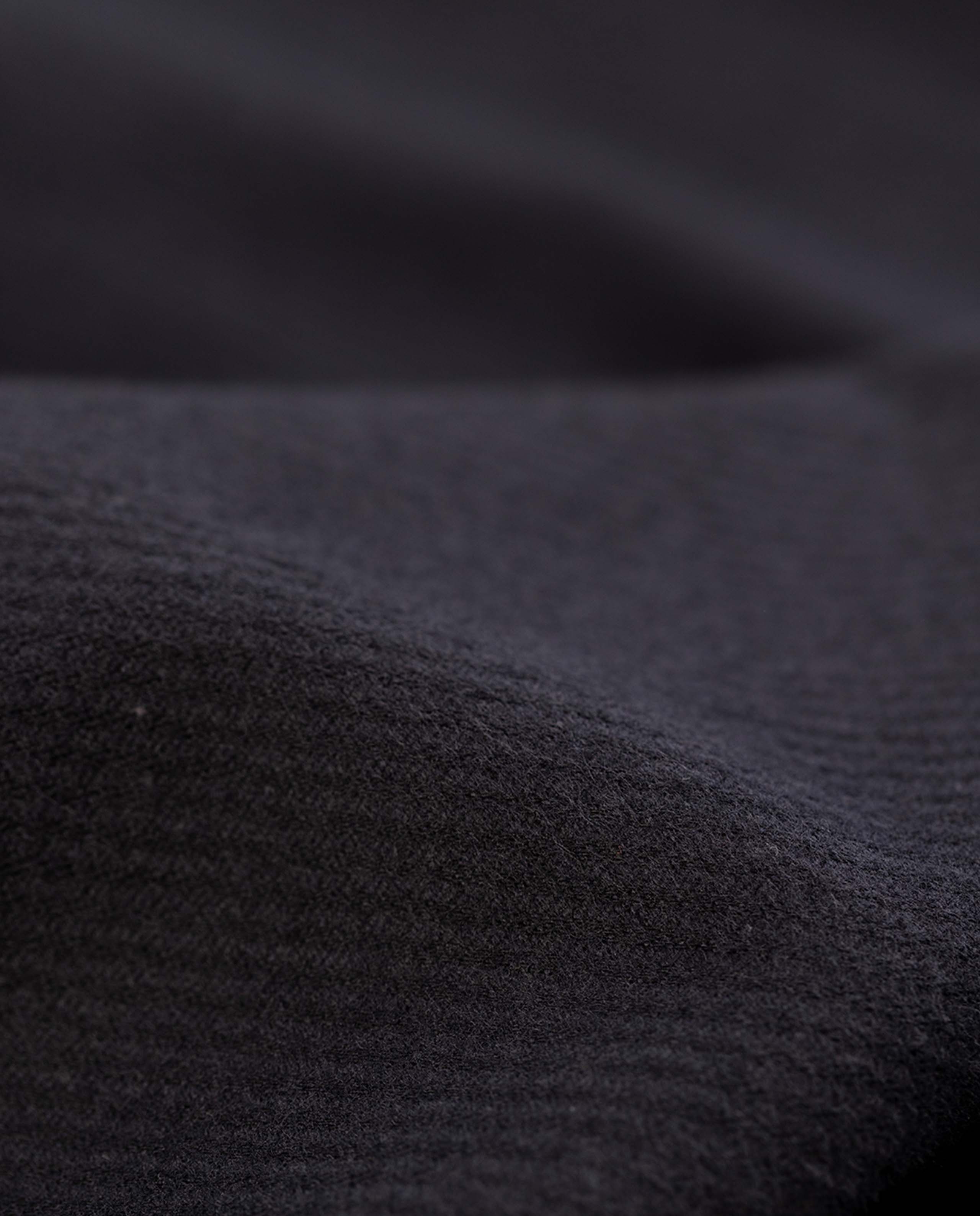 Pantalon droit en flanelle bio