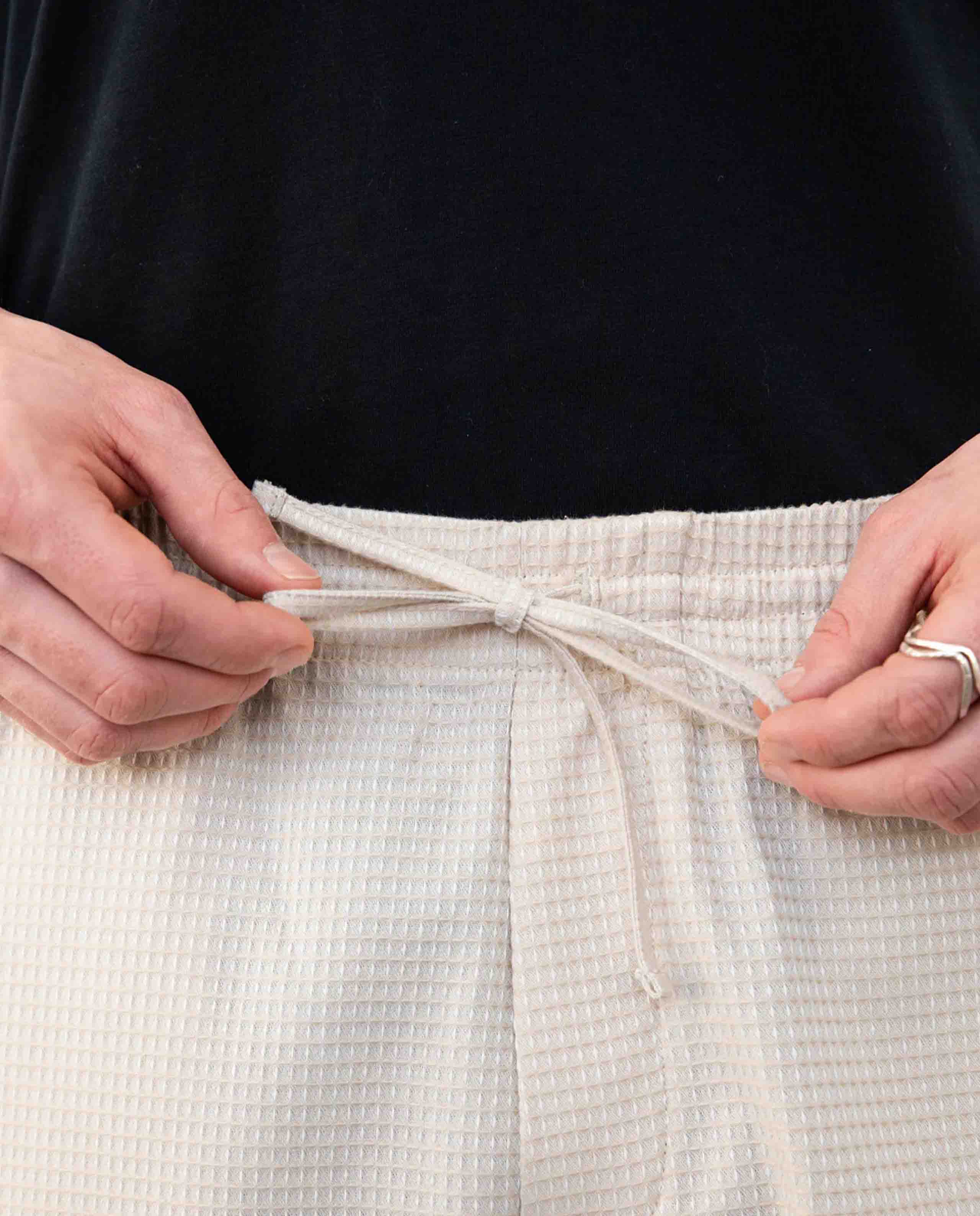 marché commun pantalon gaufré en coton bio sable rotholz