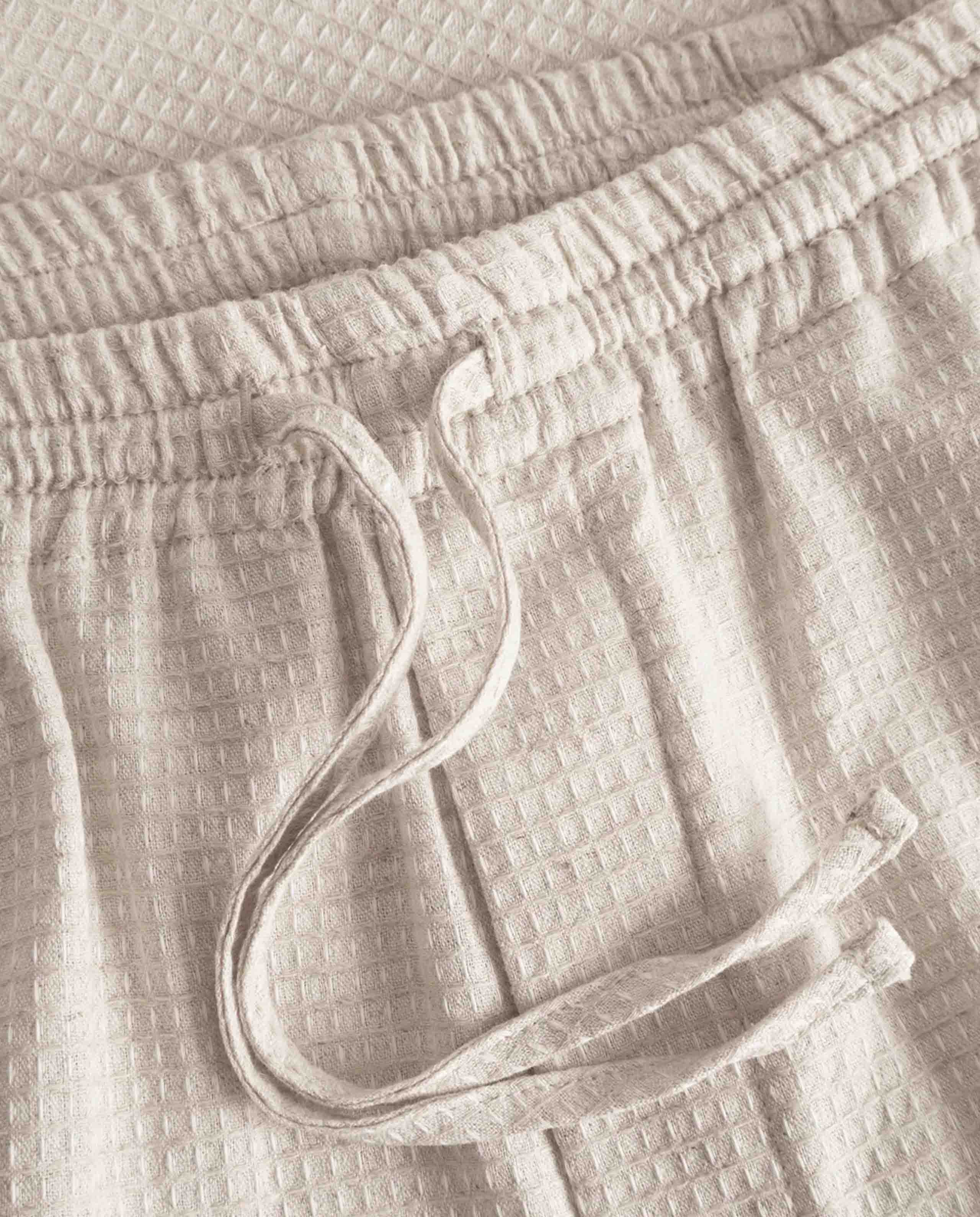 marché commun pantalon gaufré en coton bio sable rotholz
