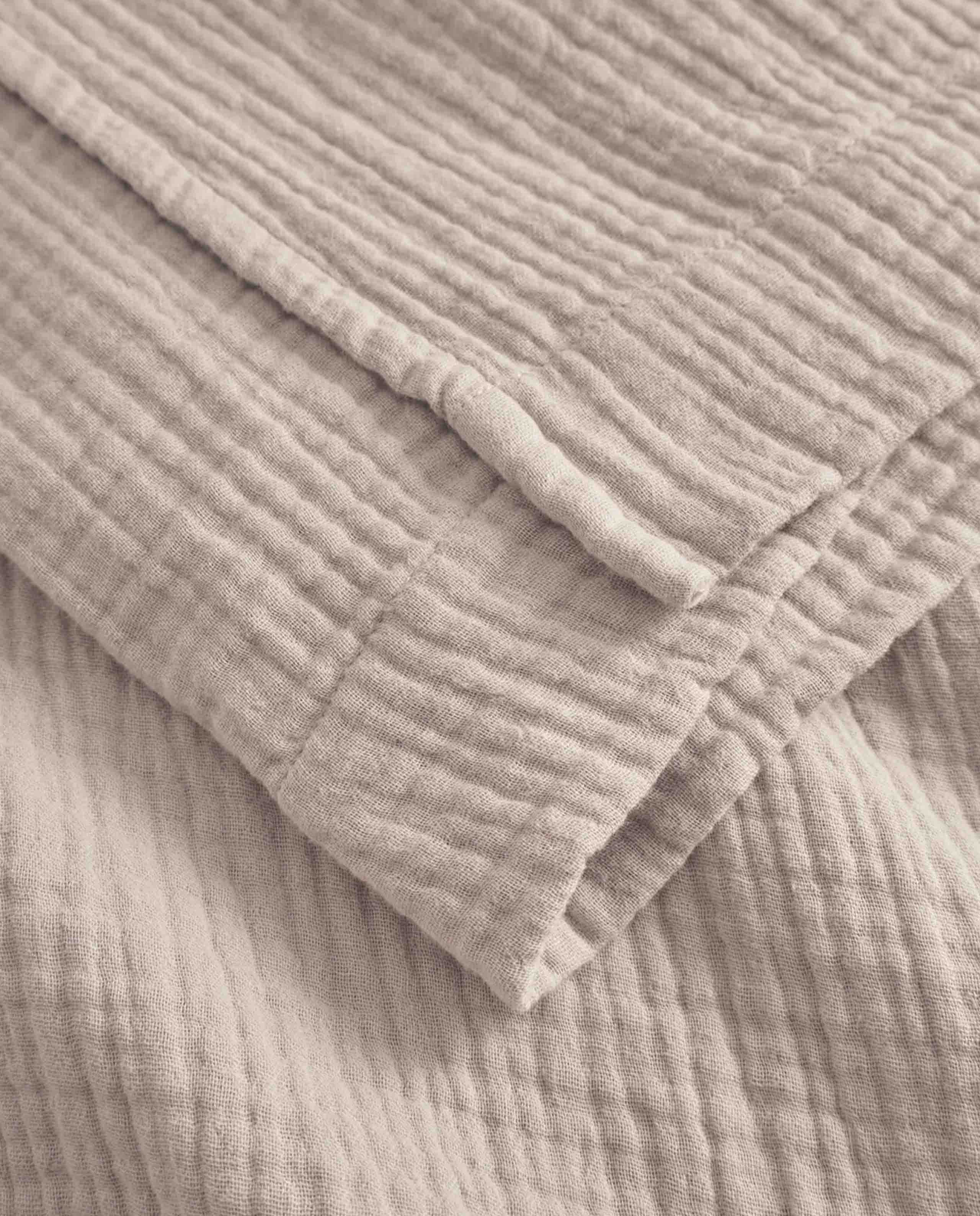 marché commun jupe portefeuille gaufrée en coton bio sable rotholz