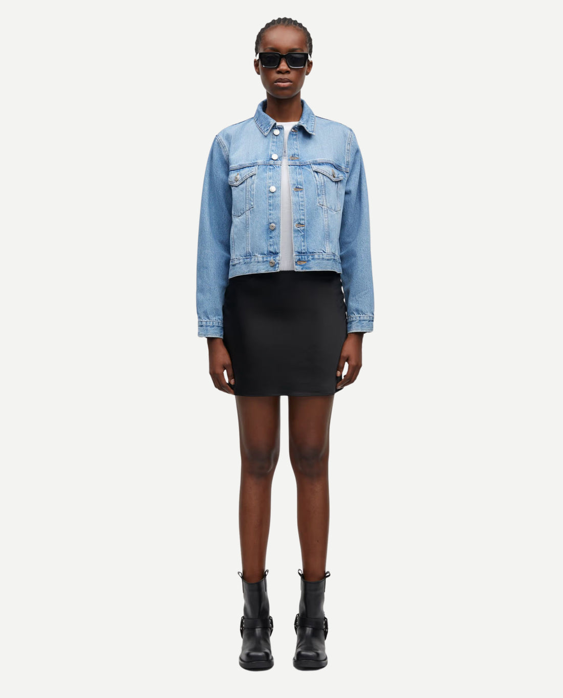 marche commun veste en jean bio bleu clair samsoe samsoe