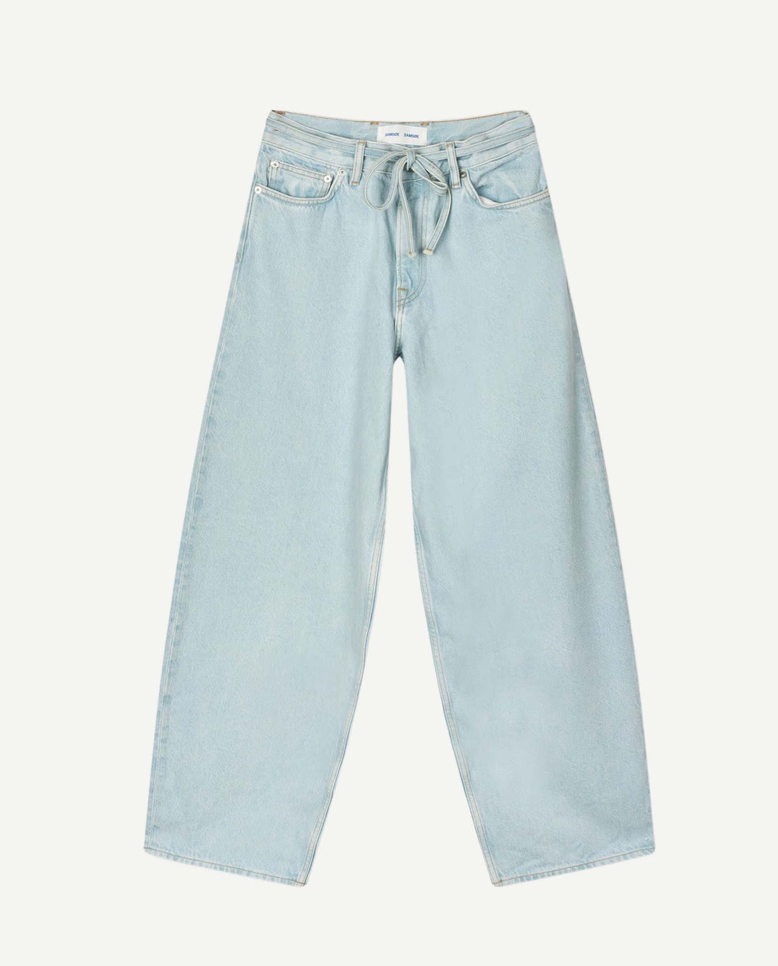 Jean large ceinturé en coton bio Saharper Surf Spray