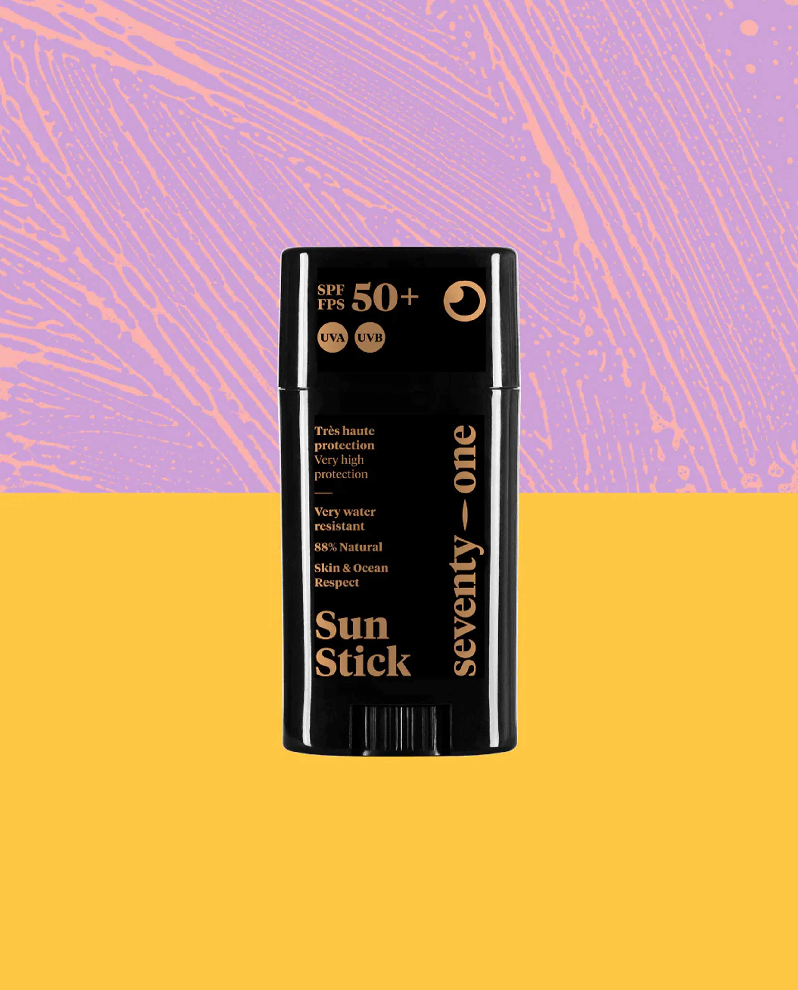 marché commun seventy one percent sun stick solaire protection SPF 50+ surf sport visage made in france naturel pacha mama