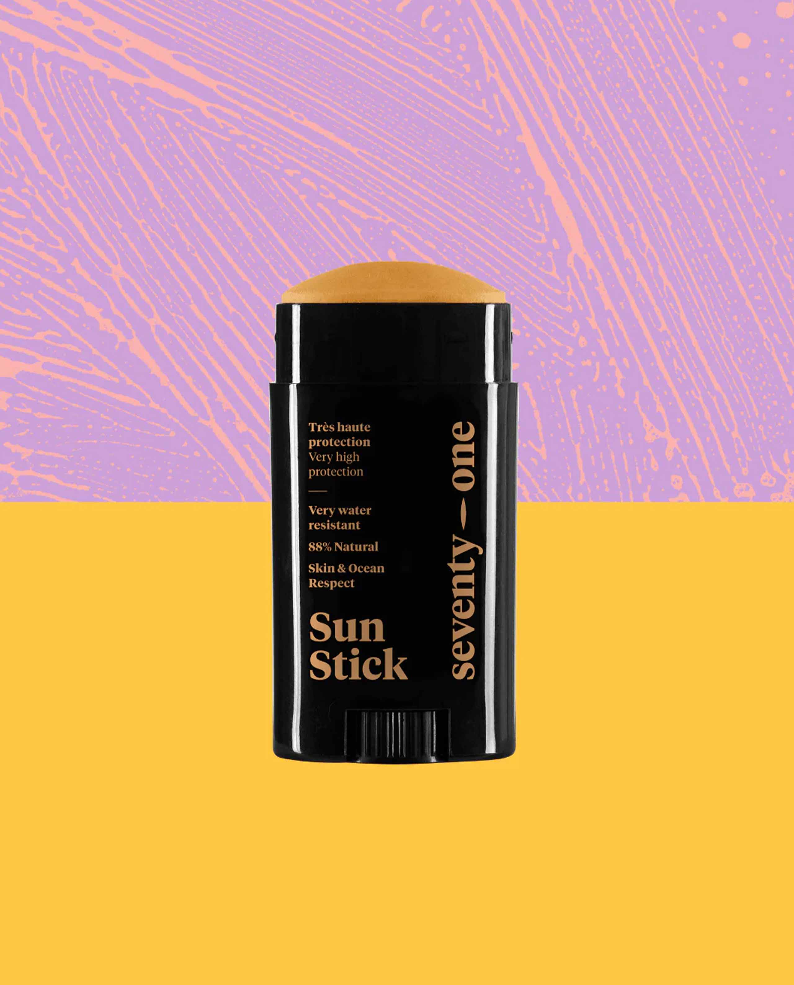 marché commun seventy one percent sun stick solaire protection SPF 50+ surf sport visage made in france naturel pacha mama