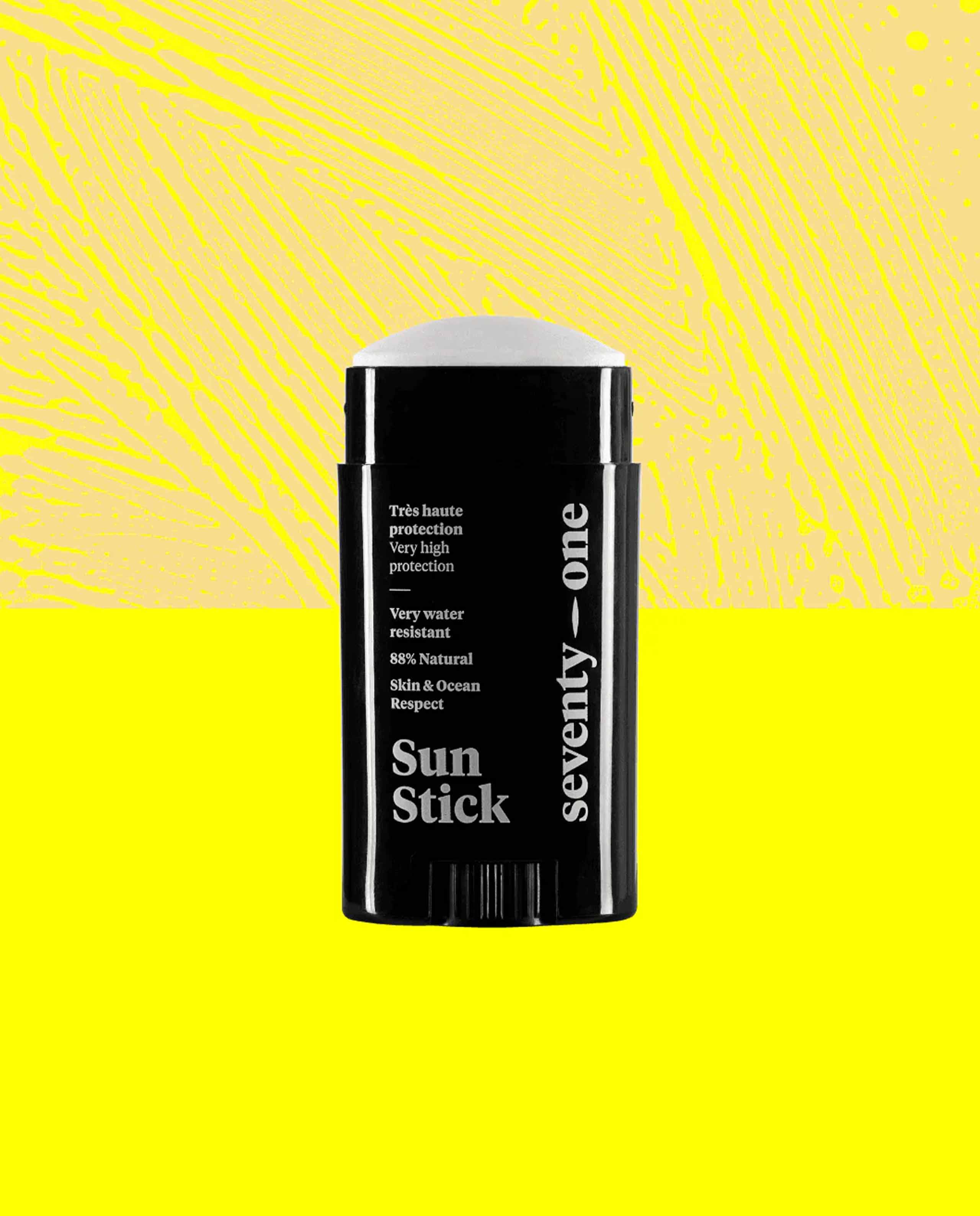 marché commun seventy one percent sun stick solaire protection SPF 50+ surf sport visage made in france naturel blanc