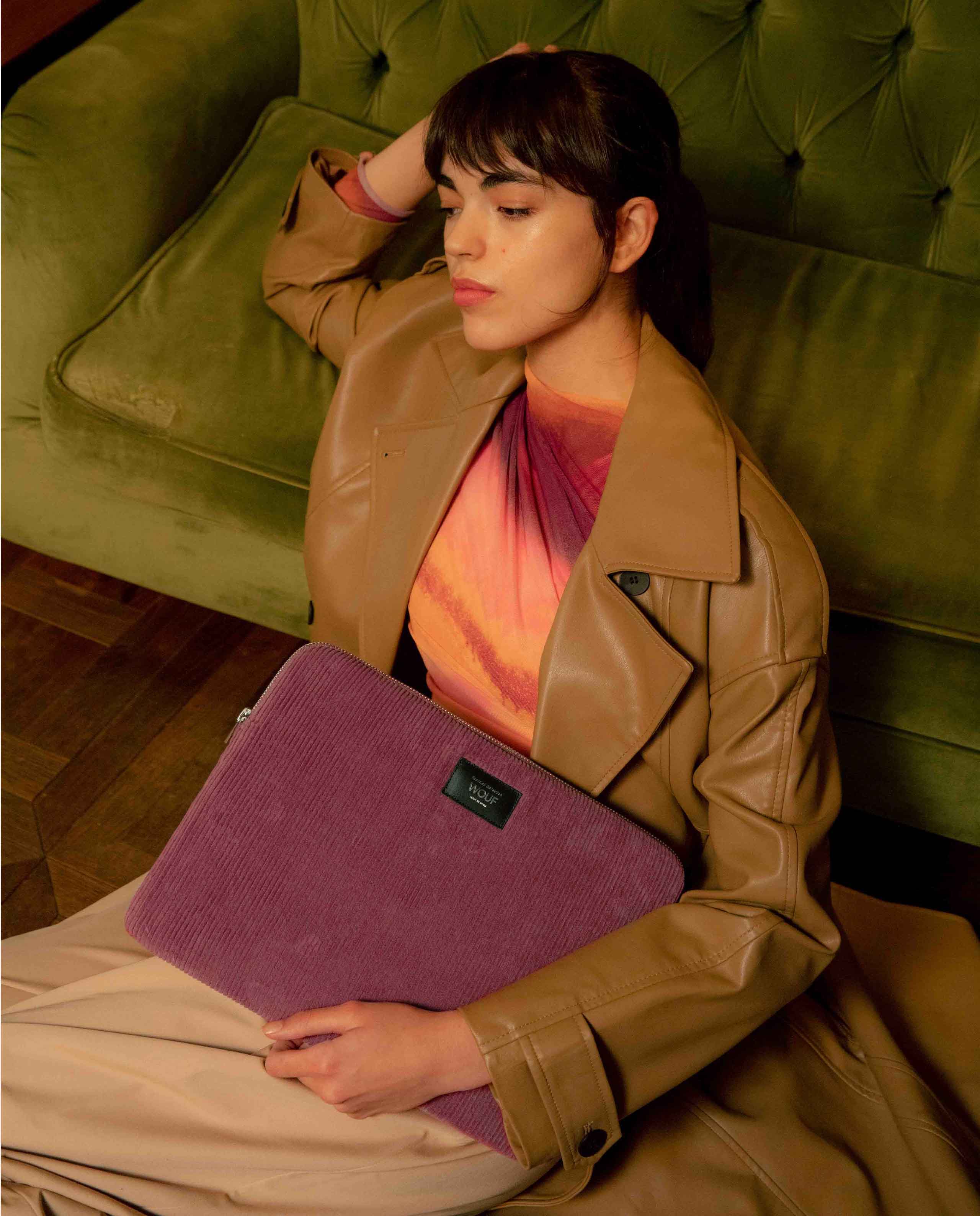 Marché Commun Wouf Housse Ordinateur Mauve