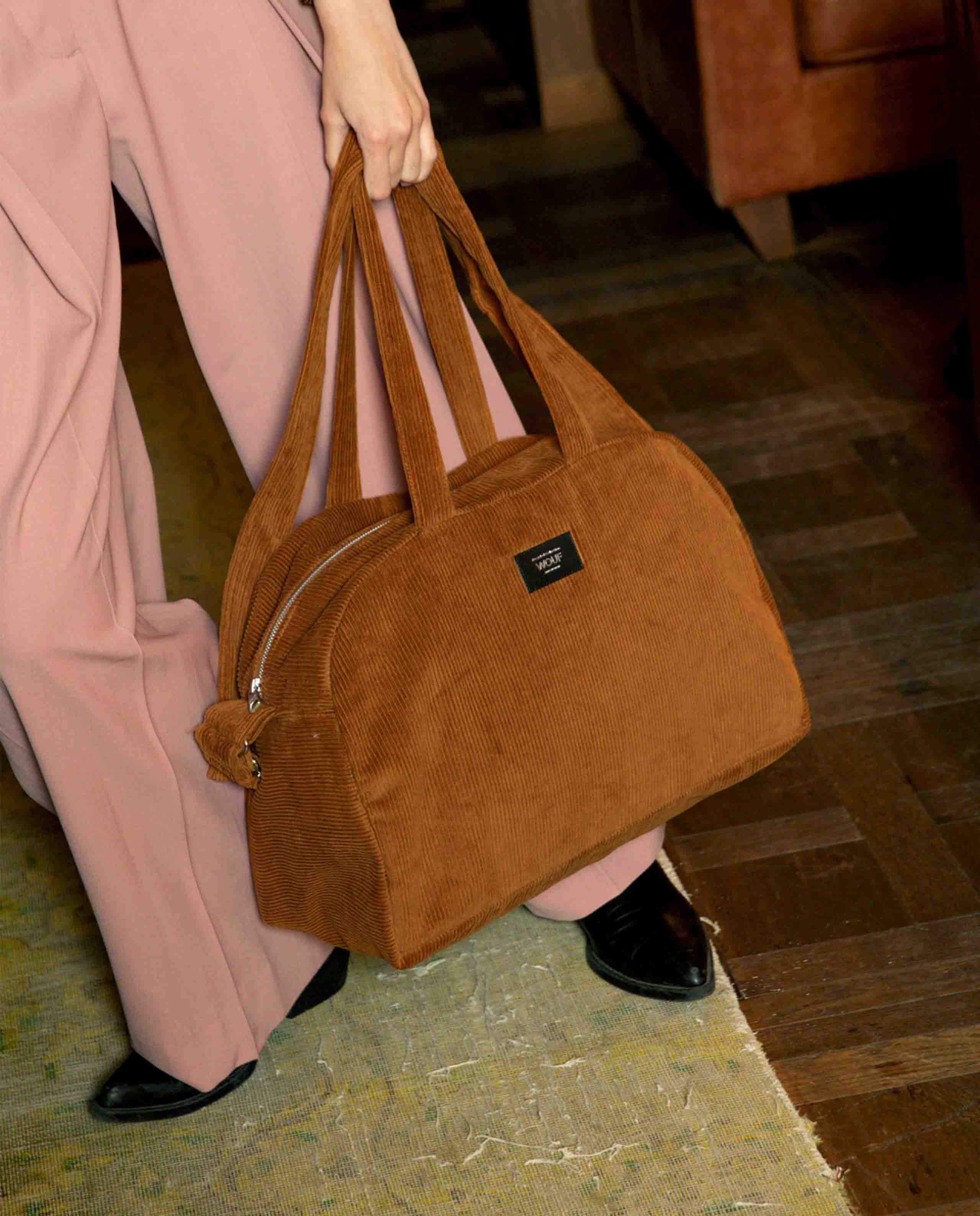 Marché Commun Wouf Sac Weekend Caramel