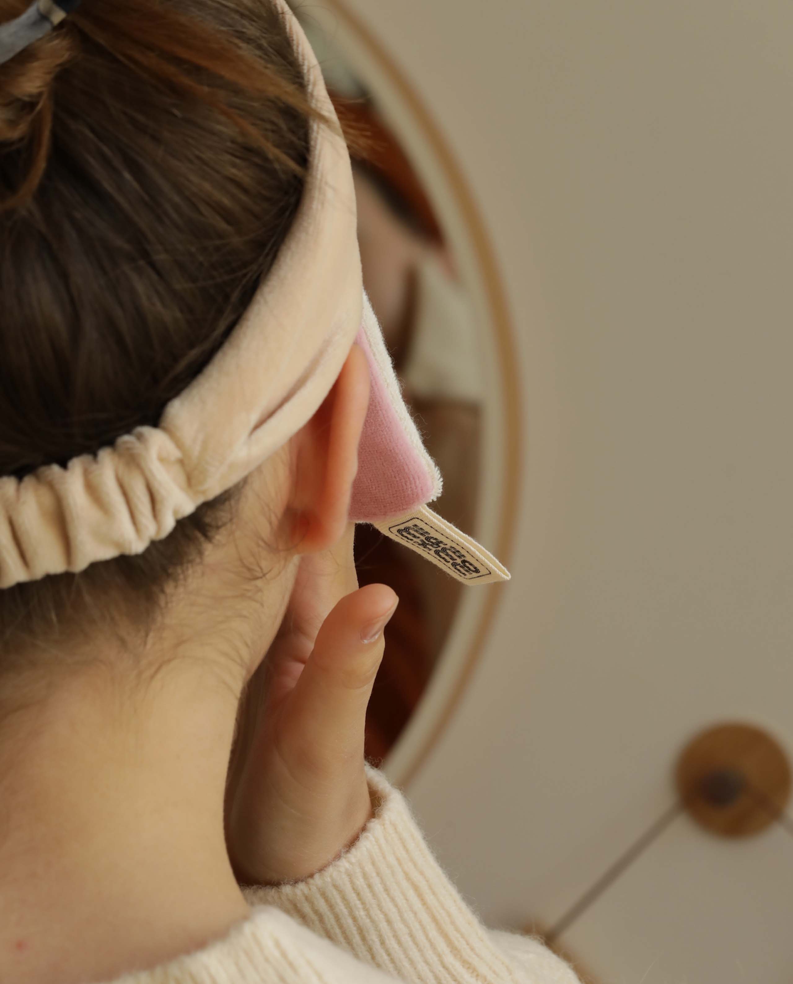 marché commun mikamino bandeau cheveux soins velours coton biologique fabriqué en France