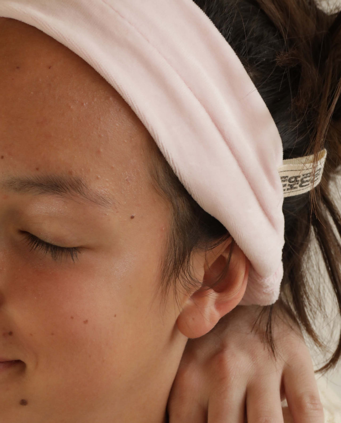 marché commun mikamino bandeau cheveux soins velours coton biologique fabriqué en France