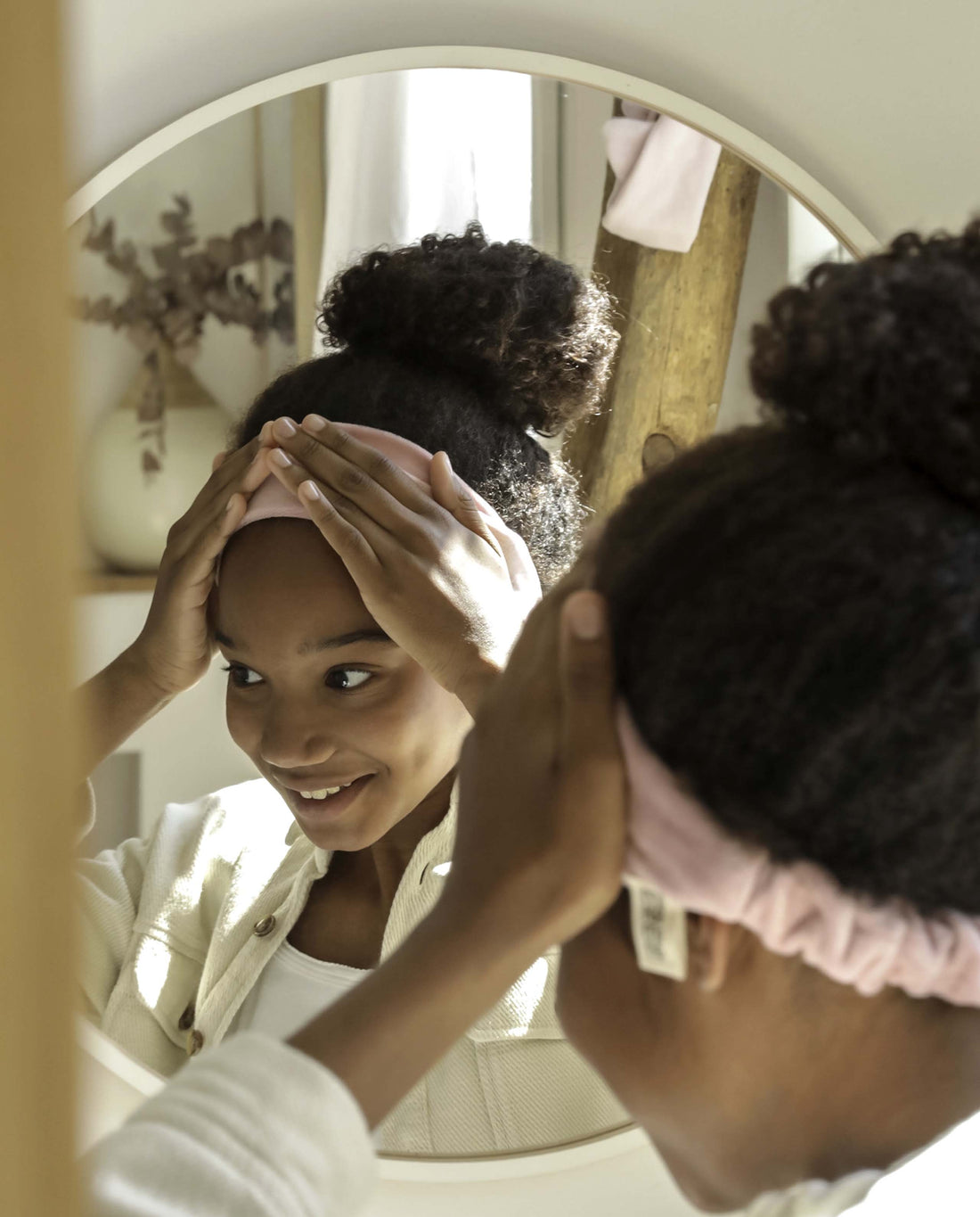 marché commun mikamino bandeau cheveux soins velours coton biologique fabriqué en France