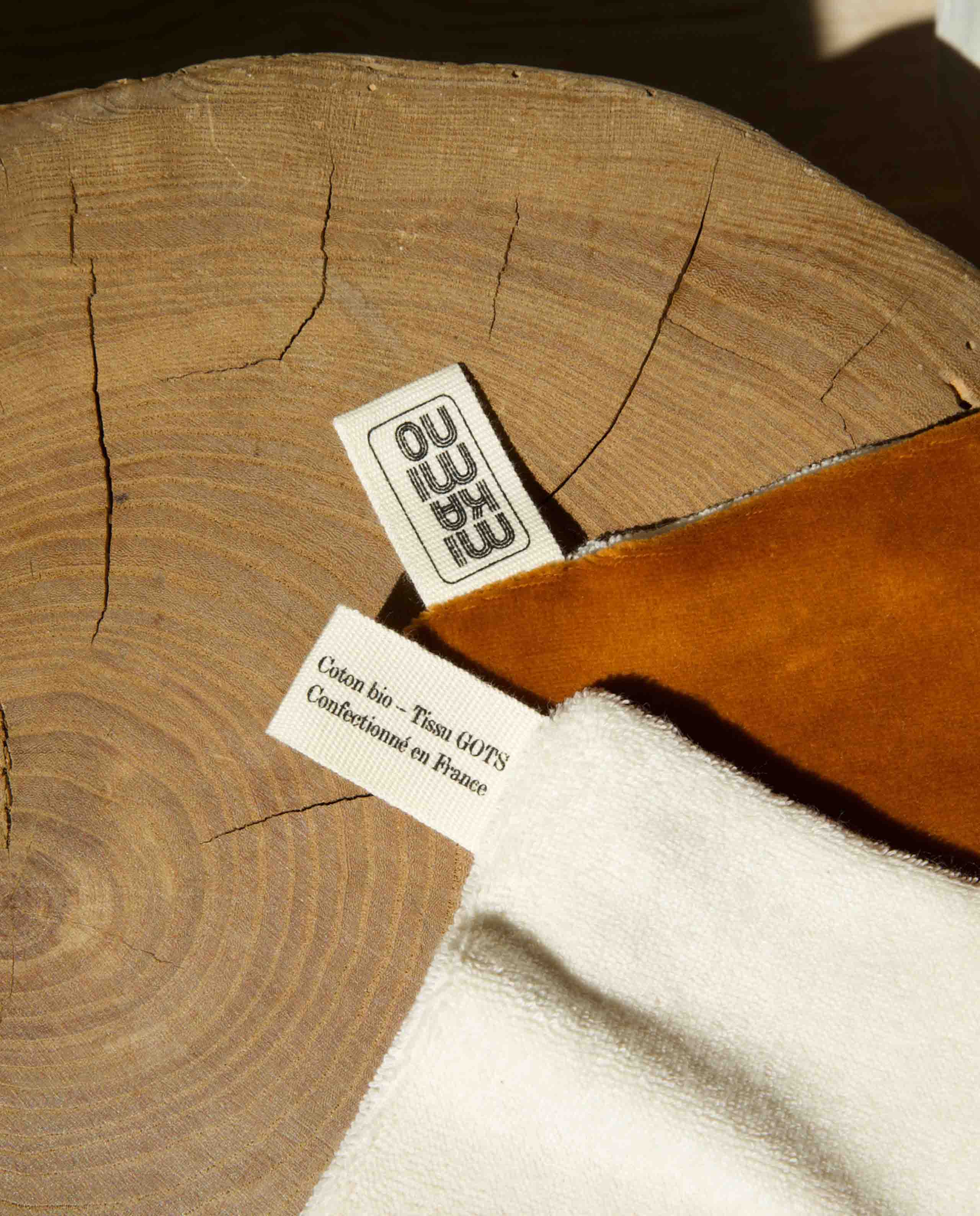 Carré démaquillant en coton bio