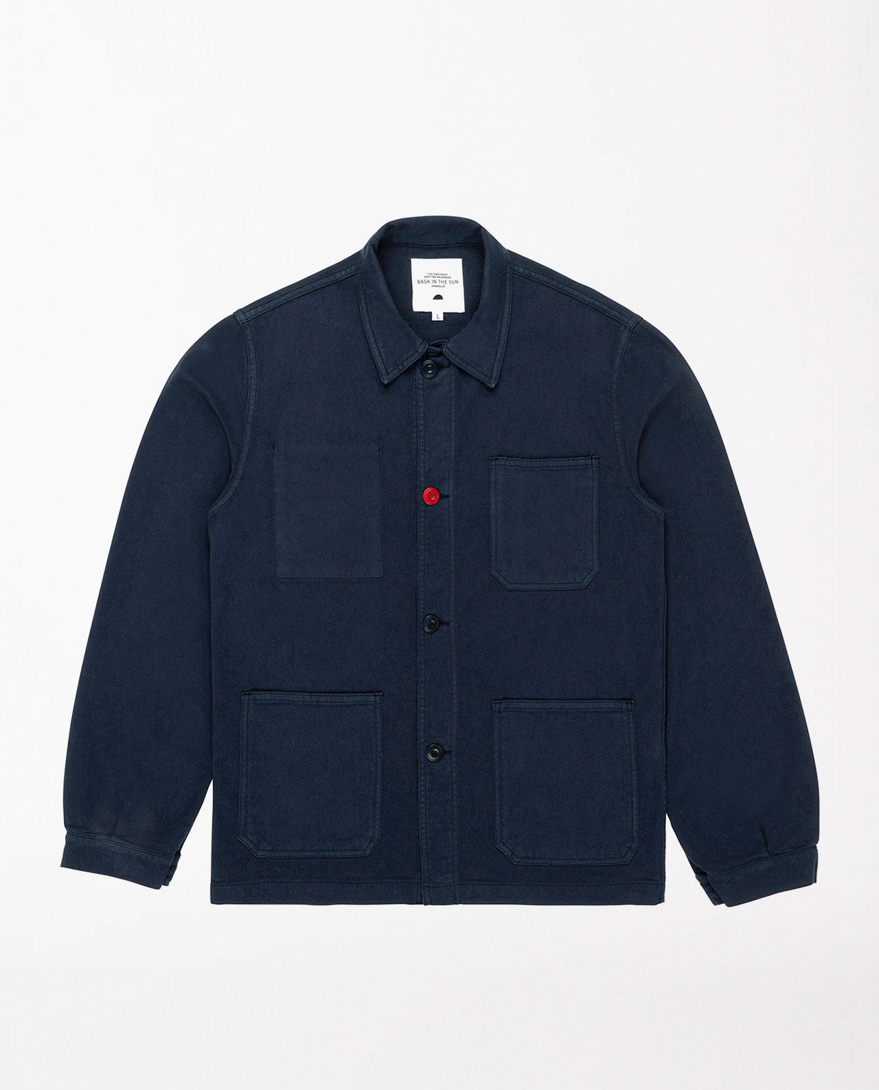 marché commun bask in the sun veste de travail homme coton biologique éthique éco-responsable bleu marine