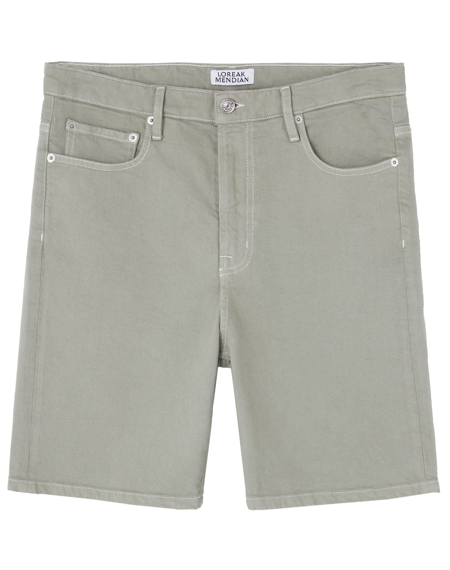 MARCHÉ COMMUN short bermuda en coton bio stone Loreak Mendian