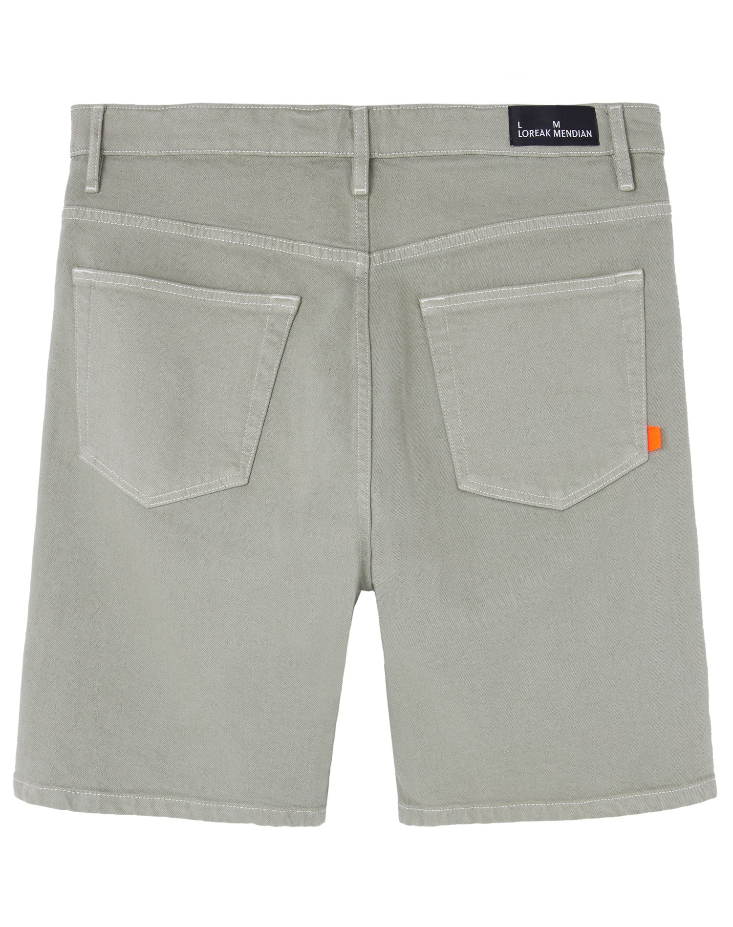 MARCHÉ COMMUN short bermuda en coton bio stone Loreak Mendian