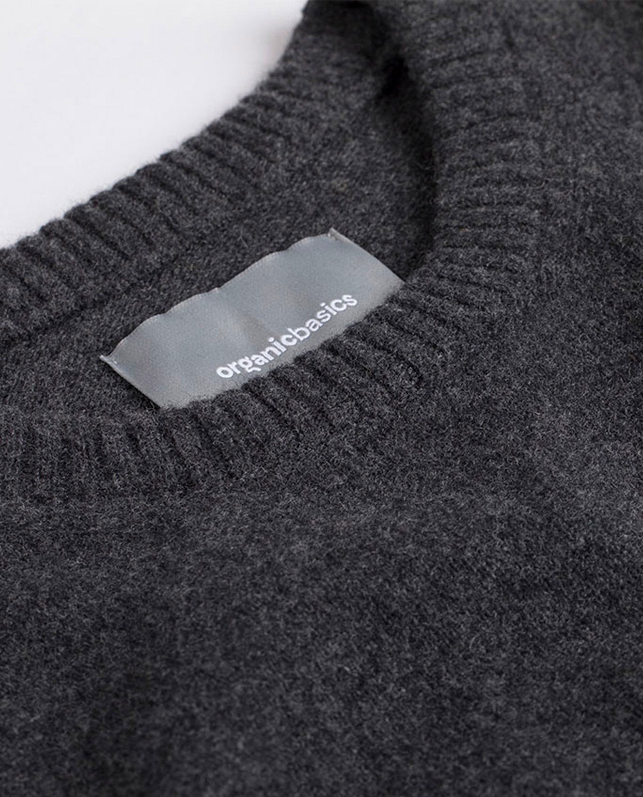 marché commun organic basics pull homme laine mérinos recyclée éco-responsable éthique gris anthracite