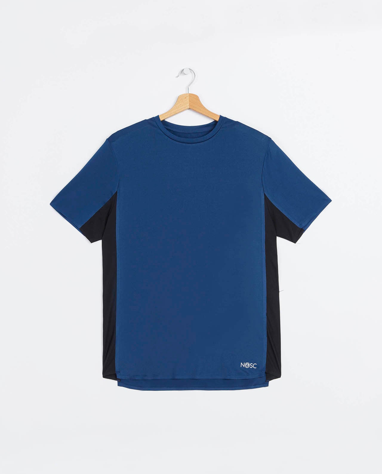 marché commun nosc t-shirt sport homme respirant recyclé fabriqué en Europe éco-responsable éthique bleu